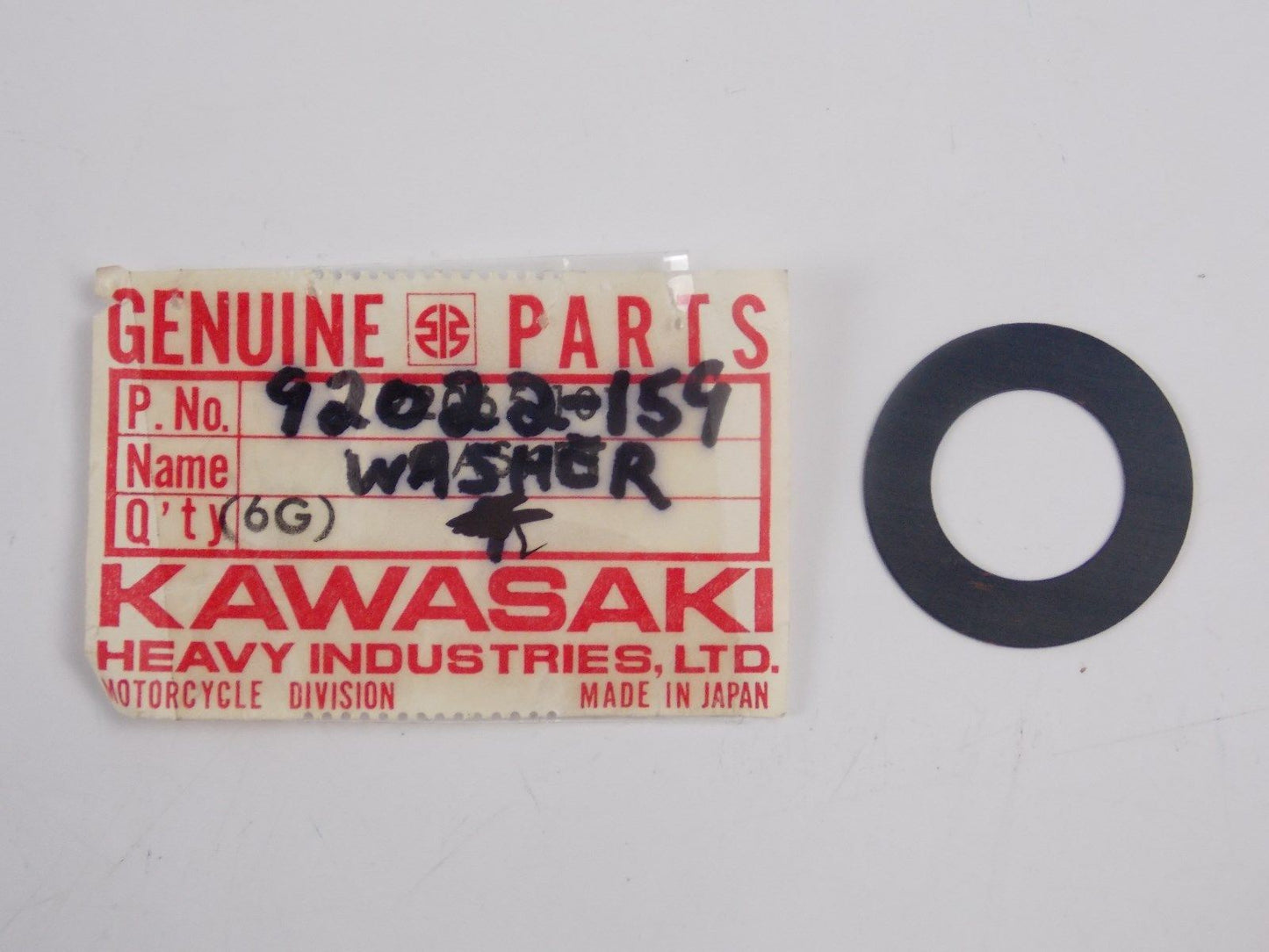 NOS OEM KAWASAKI 1973-2015 PLAIN WASHER 25MM KL650 BR250 KLX300 KT250 92022-159 - MotoRaider