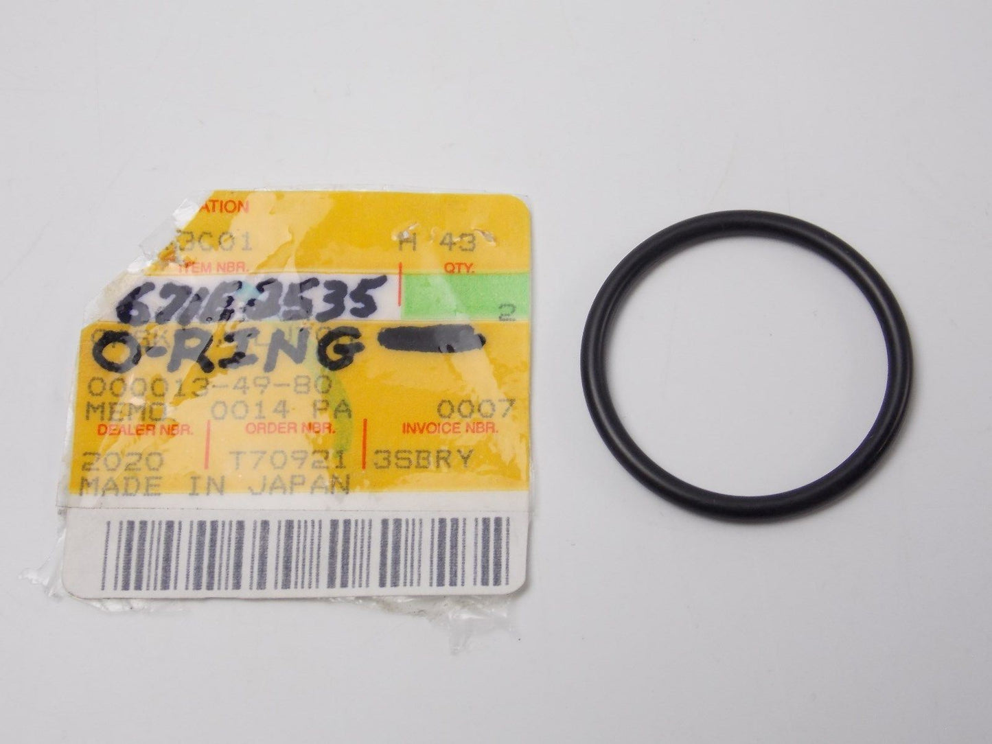 NOS OEM KAWASAKI 1998-2002 O RING KX10 KX80 KX85 671E2535 - MotoRaider