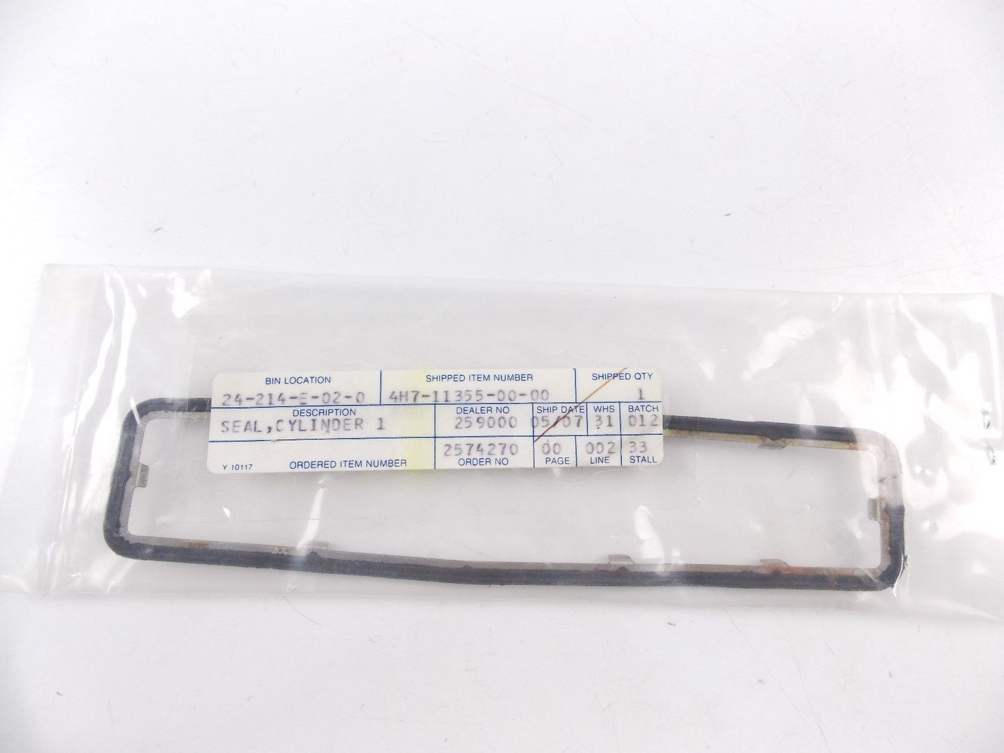 NOS 0EM 1982 YAMAHA CYLINDER SEAL 1 GASKET XJ650 4H7-11355-00 - MotoRaider
