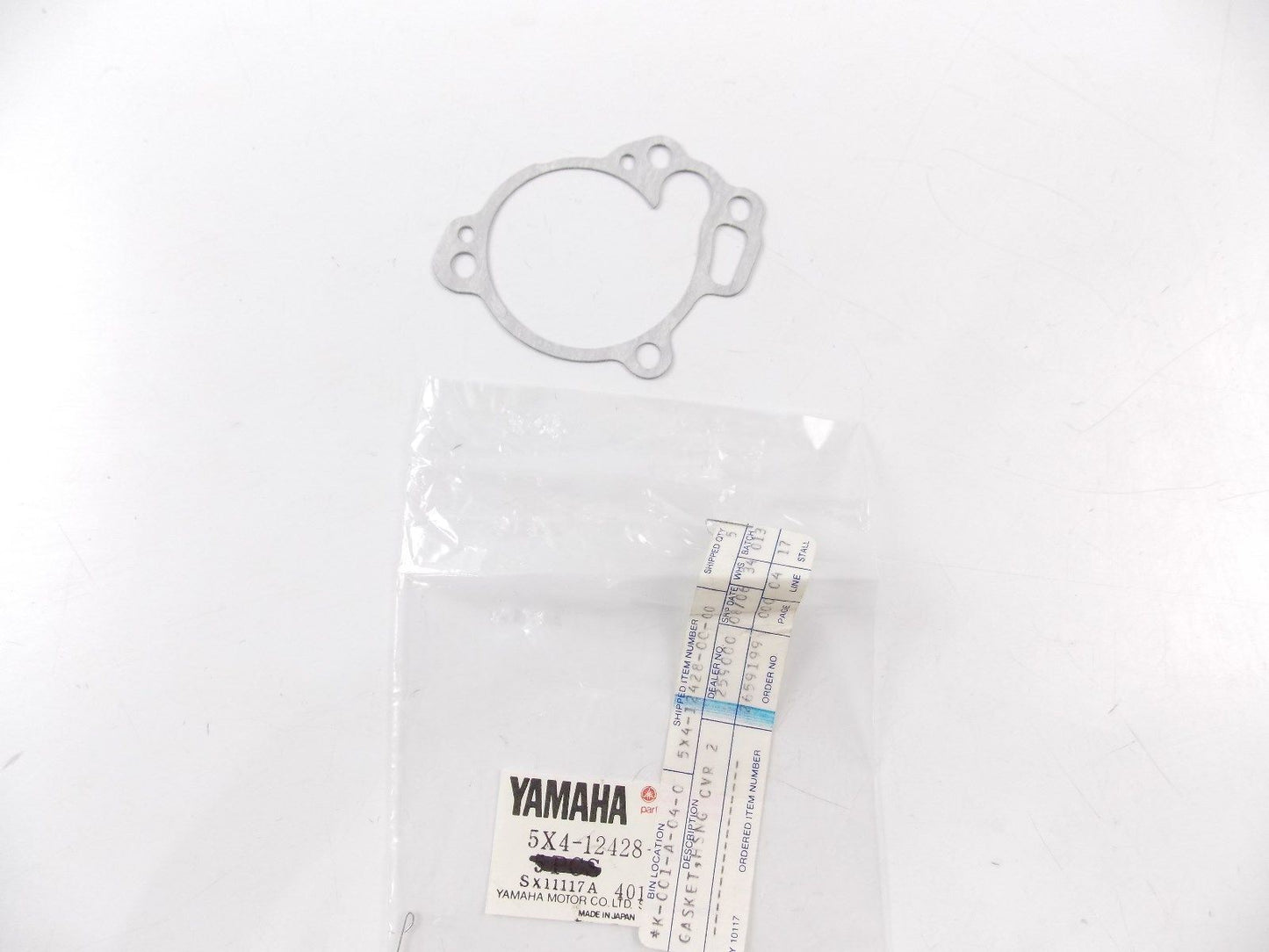 NOS OEM 1982 YAMAHA HOUSING COVER GASKET YZ125 5X4-12428-00 - MotoRaider