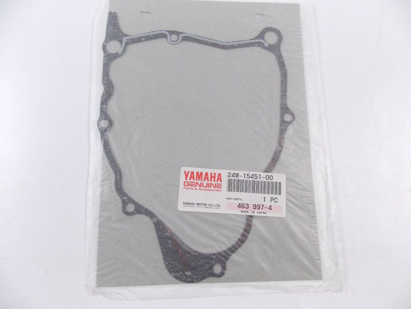 NOS OEM 1983 1984 YAMAHA CRANKCASE COVER GASKET YTM200 24W-15451-00 - MotoRaider