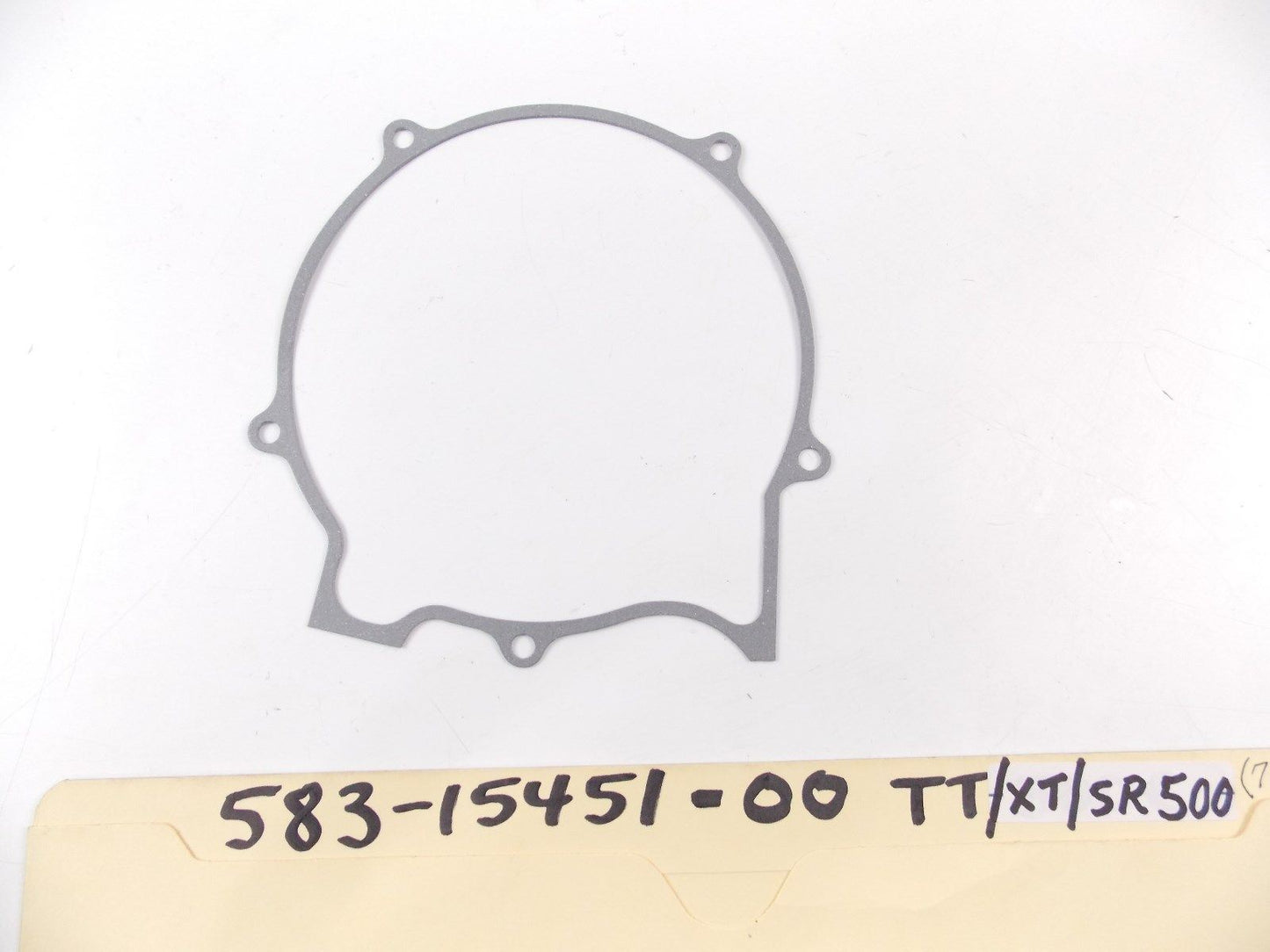 NOS 1976-1981 YAMAHA CRANKCASE COVER GASKET SR500 TT500 XT500 583-15451-00 - MotoRaider