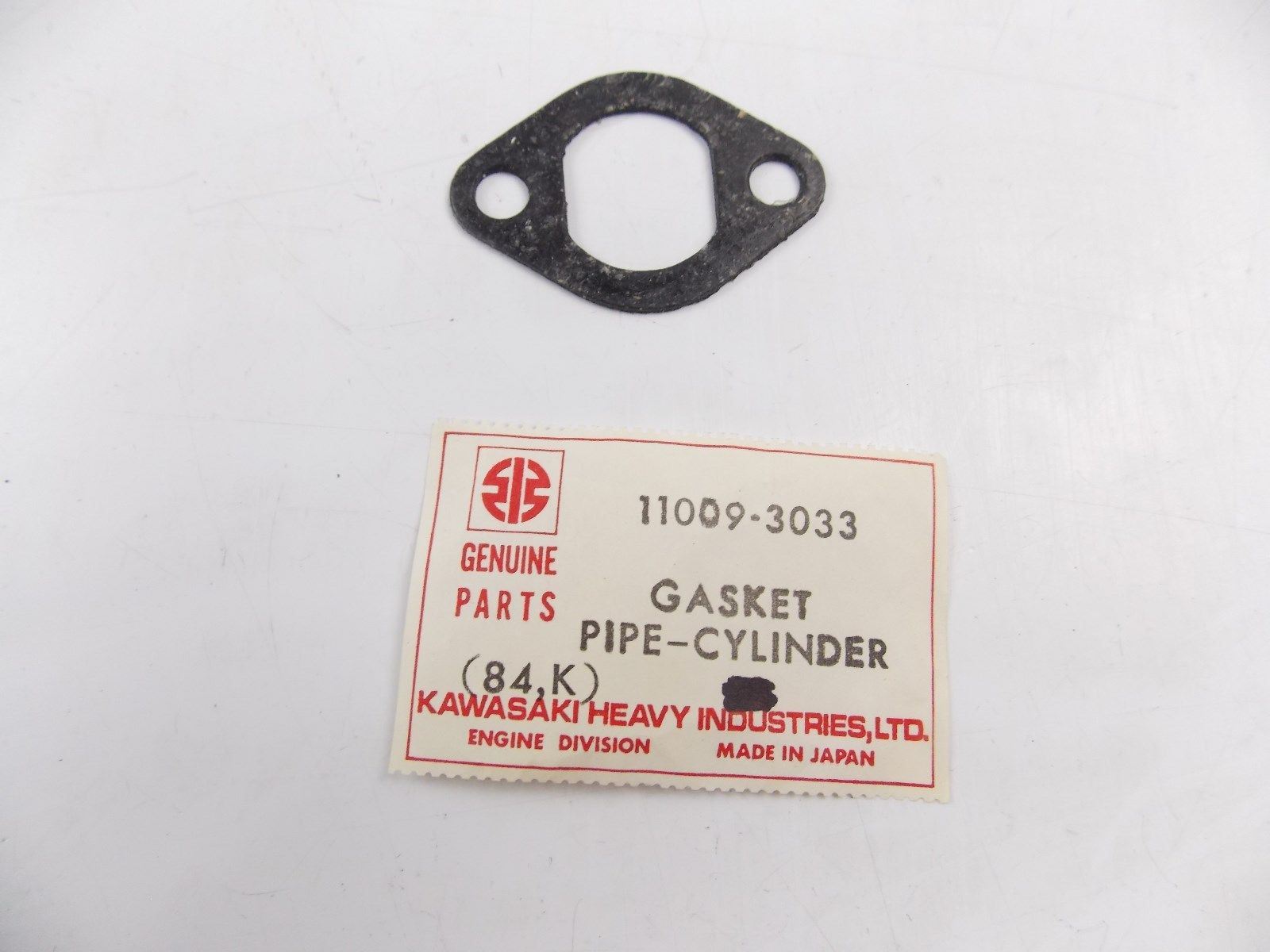 NOS OEM 1982 KAWASAKI CYLINDER PIPE GASKET JS440   11009-3033 - MotoRaider
