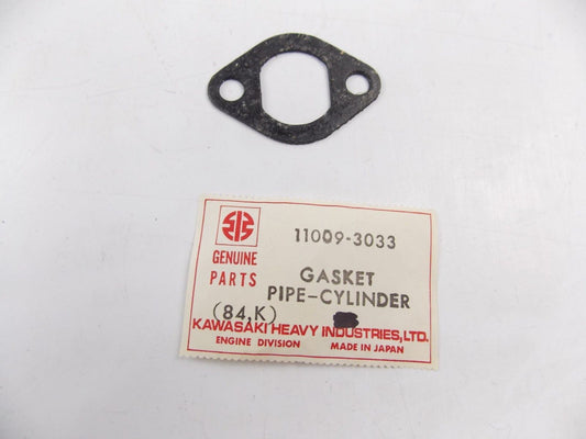 NOS OEM 1982 KAWASAKI CYLINDER PIPE GASKET JS440   11009-3033 - MotoRaider