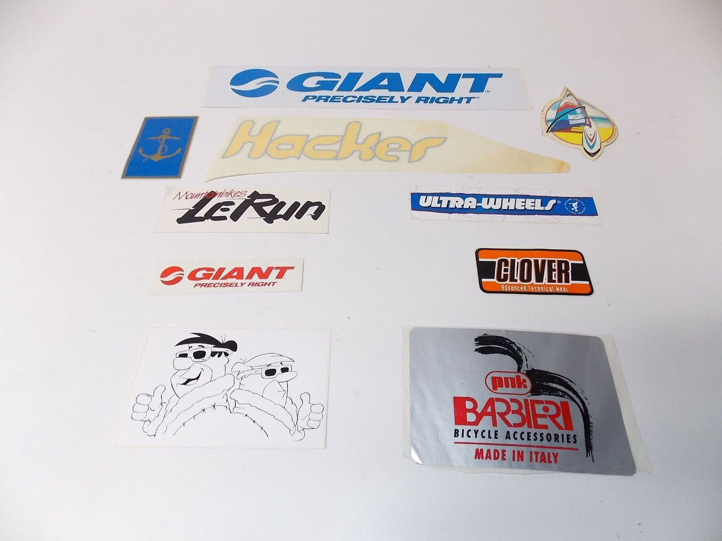 1990'S DECALS STICKER MARK HACKER GIANT LERUN VINTAGE MOUNTAIN BIKE ITALY #53 - MotoRaider