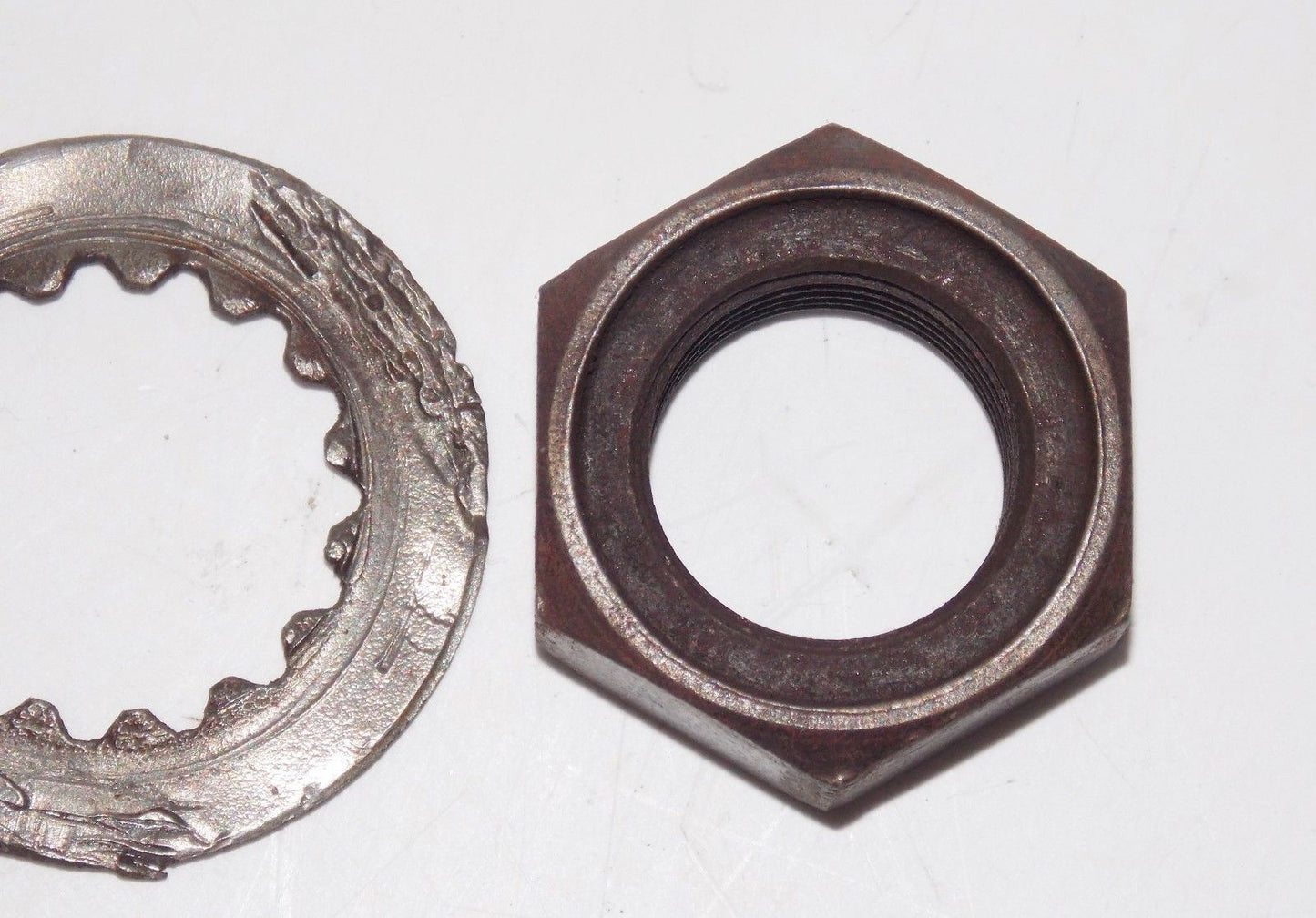 1980 KTM MC250 COUNTER SPROCKET RETAINING NUT WASHER ENGINE MOTOR PENTON MC 250 - MotoRaider