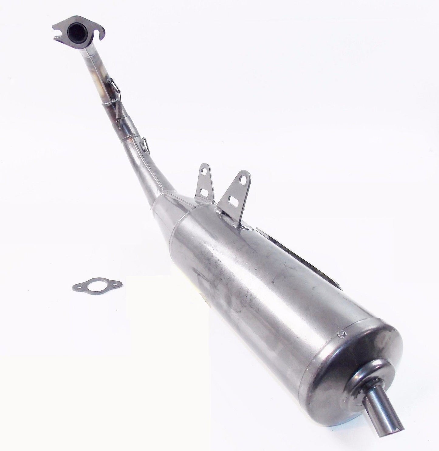 ZIRRI RACING EXHAUST MUFFLER L=22" PIAGGIO YAMAHA APRILIA MALAGUTI MINARELLI - MotoRaider