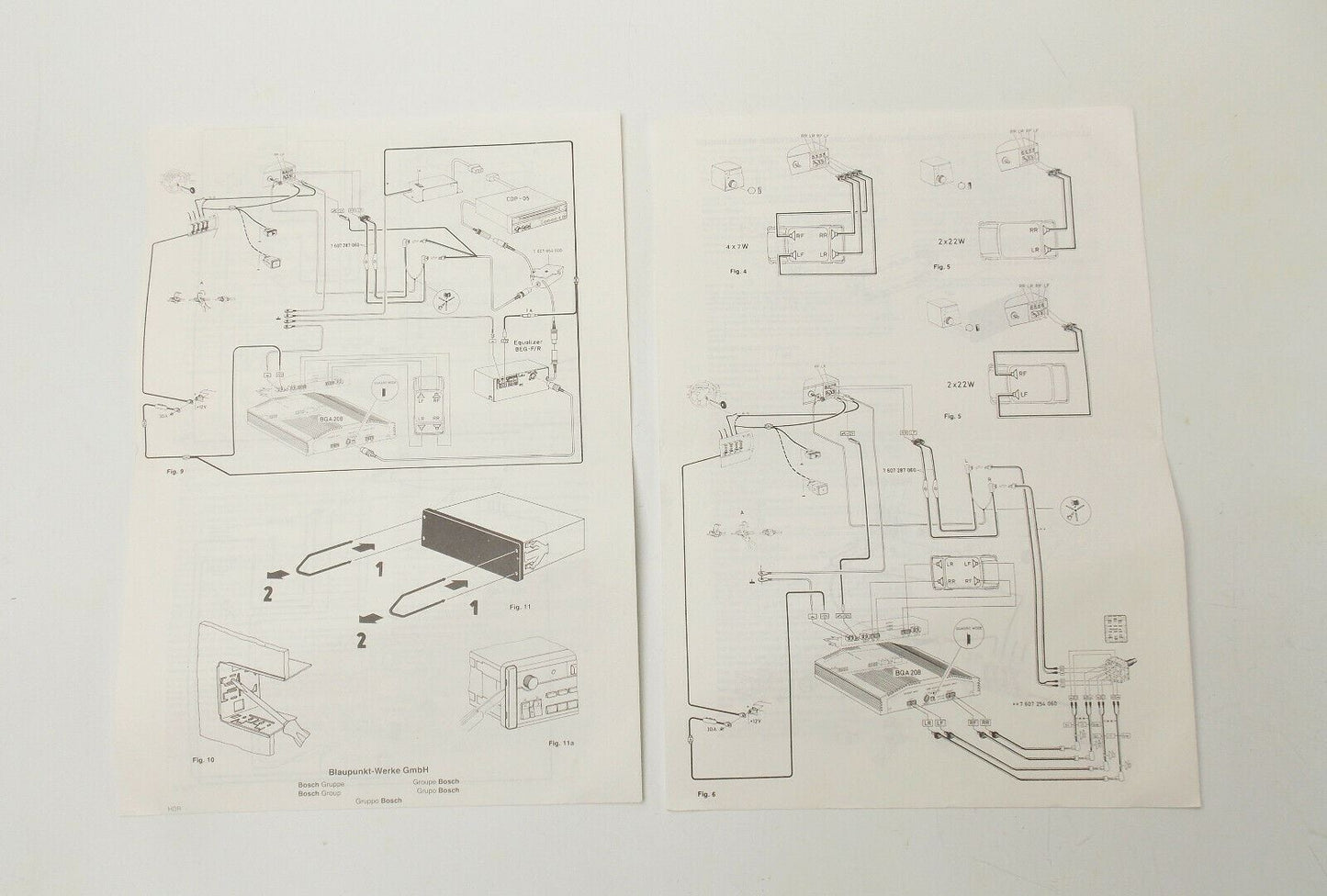1989 BLAUKPUNT CASABLANCA SQR49 USER INSTALLATION MANUAL PORSCHE MERCEDES AUDI - MotoRaider