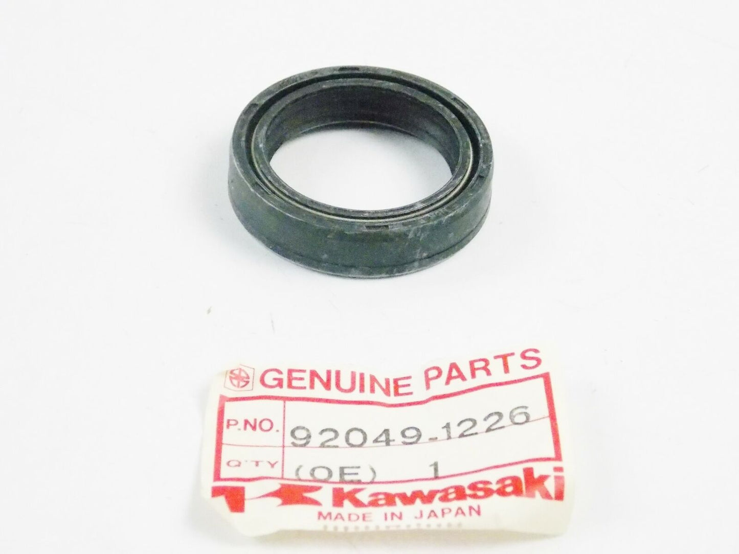 NOS OEM KAWASAKI 1990 Ninja 250R-EX250-F4 1996 EN500-A7 SEAL-OIL,FORK 92049-1226 - MotoRaider