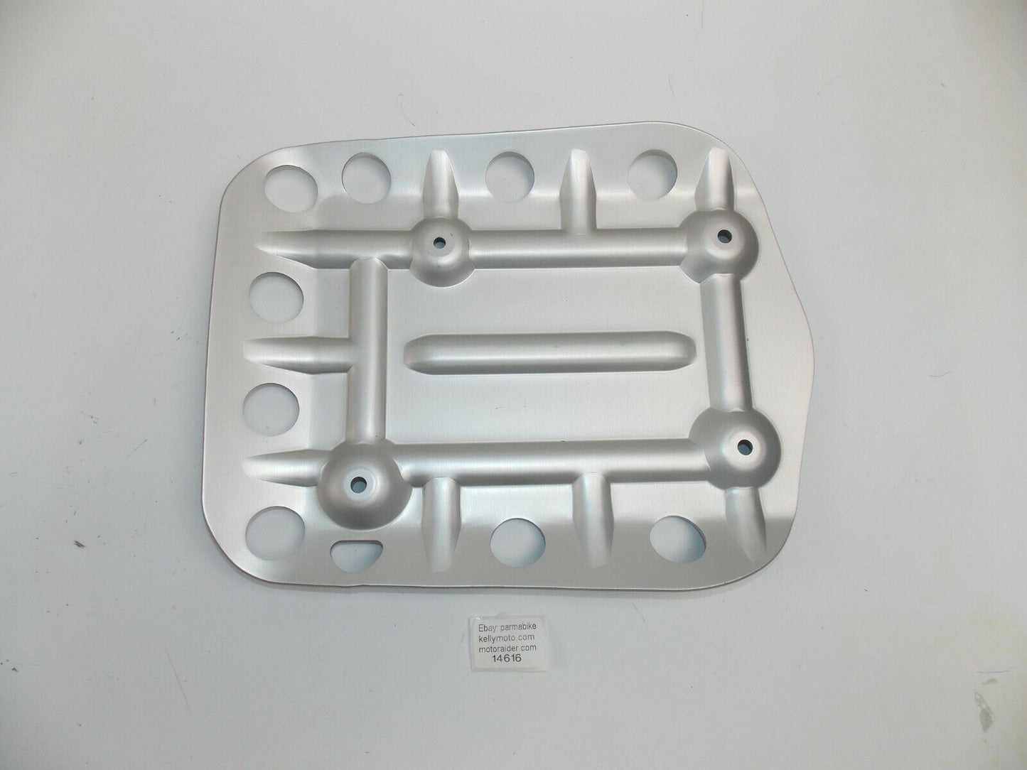 NOS MOTORCYCLE ATV QUAD SKID PLATE ALUMINUM ENGINE PROTECTOR GUARD 13.5"x10.5" - MotoRaider