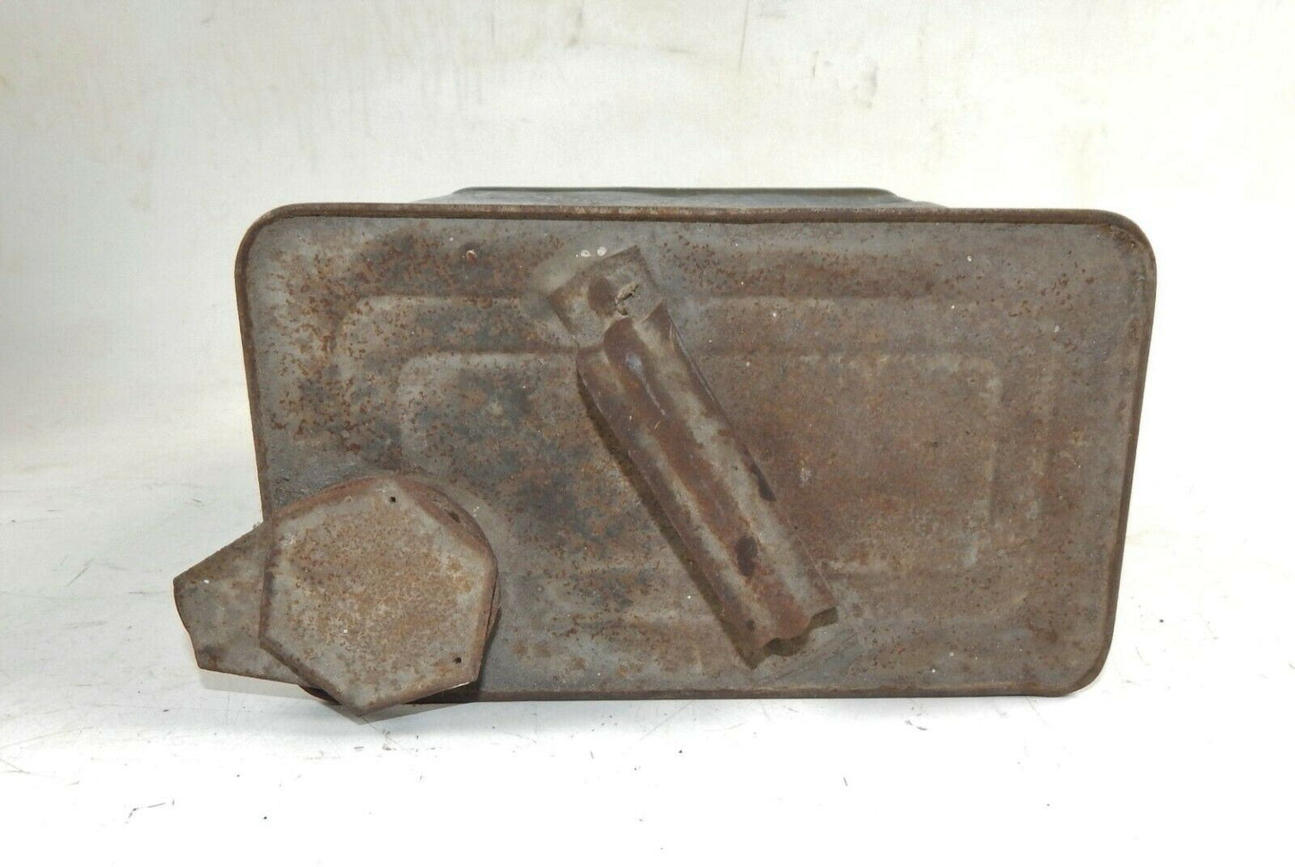 1960's TONICO MOTOR OIL R.O.M.A. CAN CONTAINER 1 GAL TIN 10x7.75x4.5" ITALY - MotoRaider