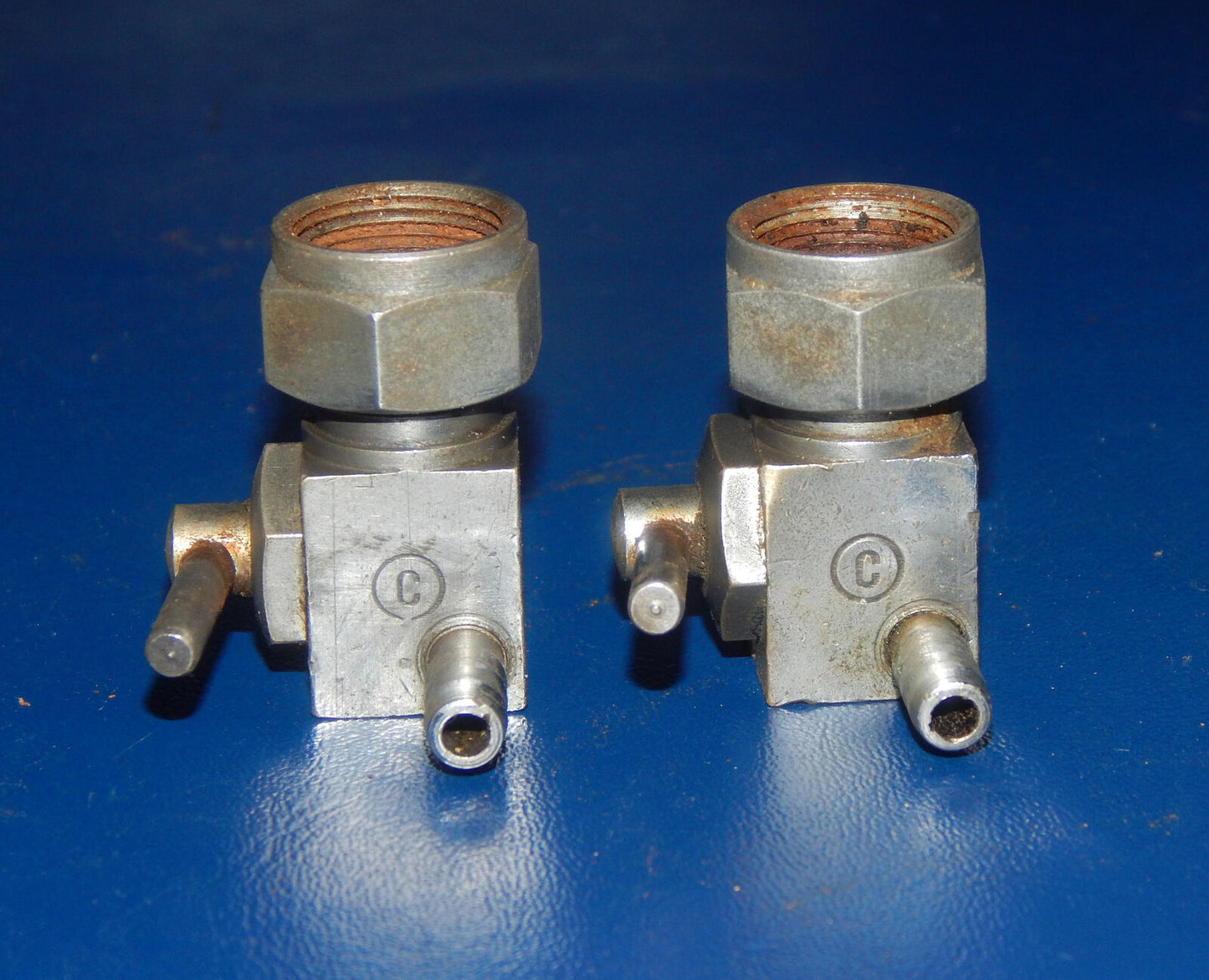 1pr 1970's KTM PENTON 125 175 250 400 ORLANDI R2090/1 PETCOCK FUEL VALVE - MotoRaider