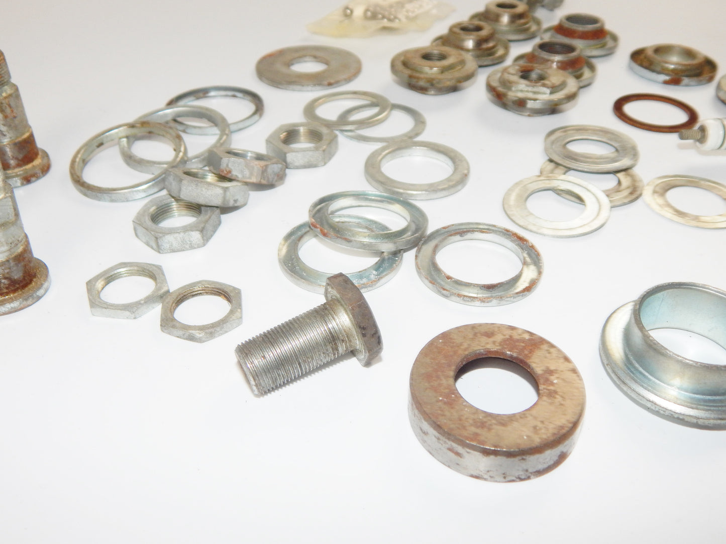 1970's MIX HARDWARE NUT FLANGE BALL BOLT WASHER SPACER PLUG SACHS PUCH HERCULES - MotoRaider