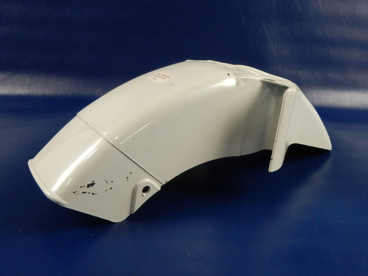 1980'S CAGIVA ALETTA ORO S2 125 FRONT FENDER MUD GUARD WHITE VINTAGE ITALY - MotoRaider