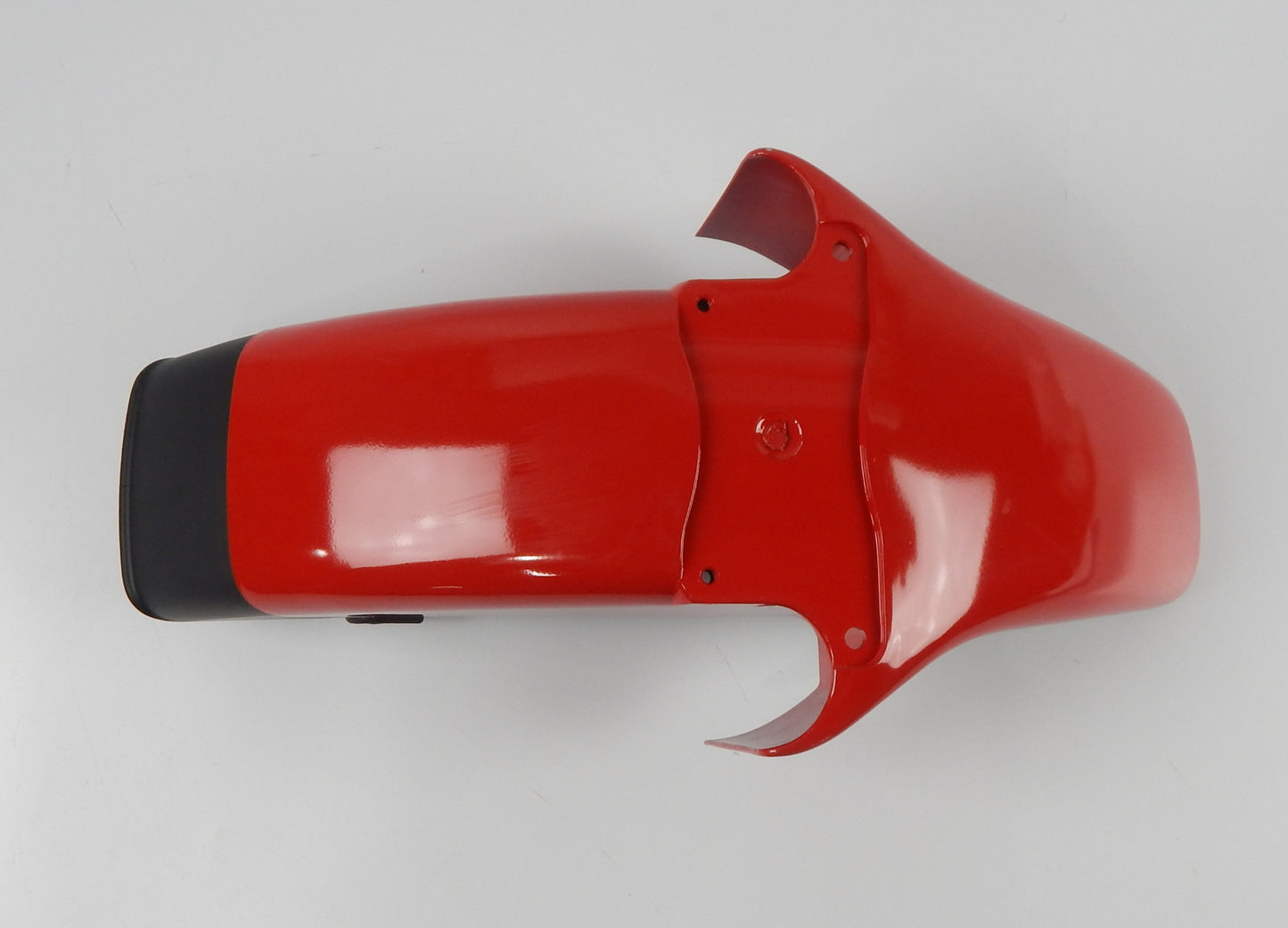 1980'S CAGIVA ALETTA ORO S2 125 PLASTIC MUDGUARD FRONT FENDER RED VINTAGEITALY - MotoRaider