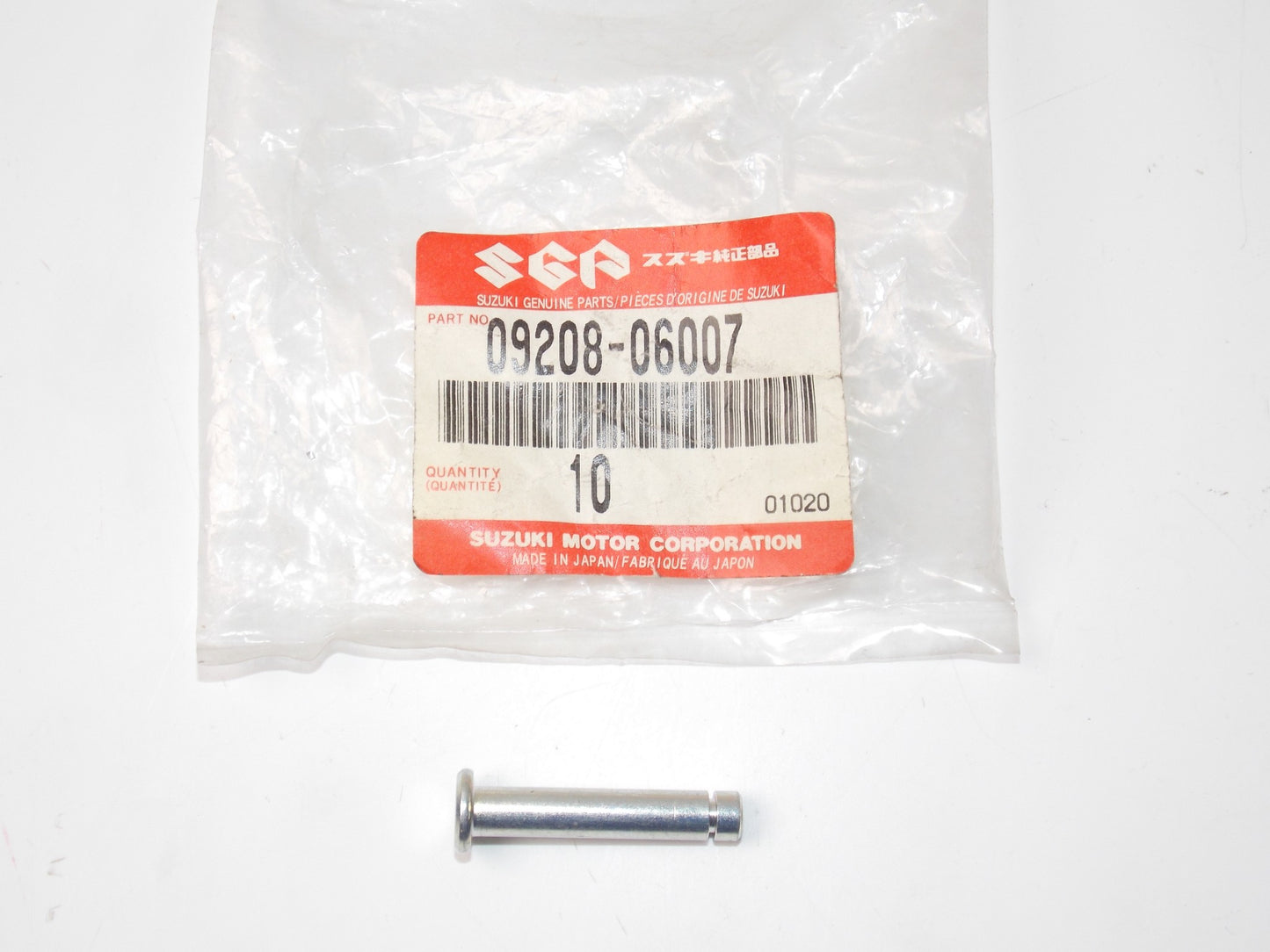 NOS OEM 1999-2009 2013/14 SUZUKI VL1500 DL1000 VZ1500 SV650  PIN 09208-06007 - MotoRaider