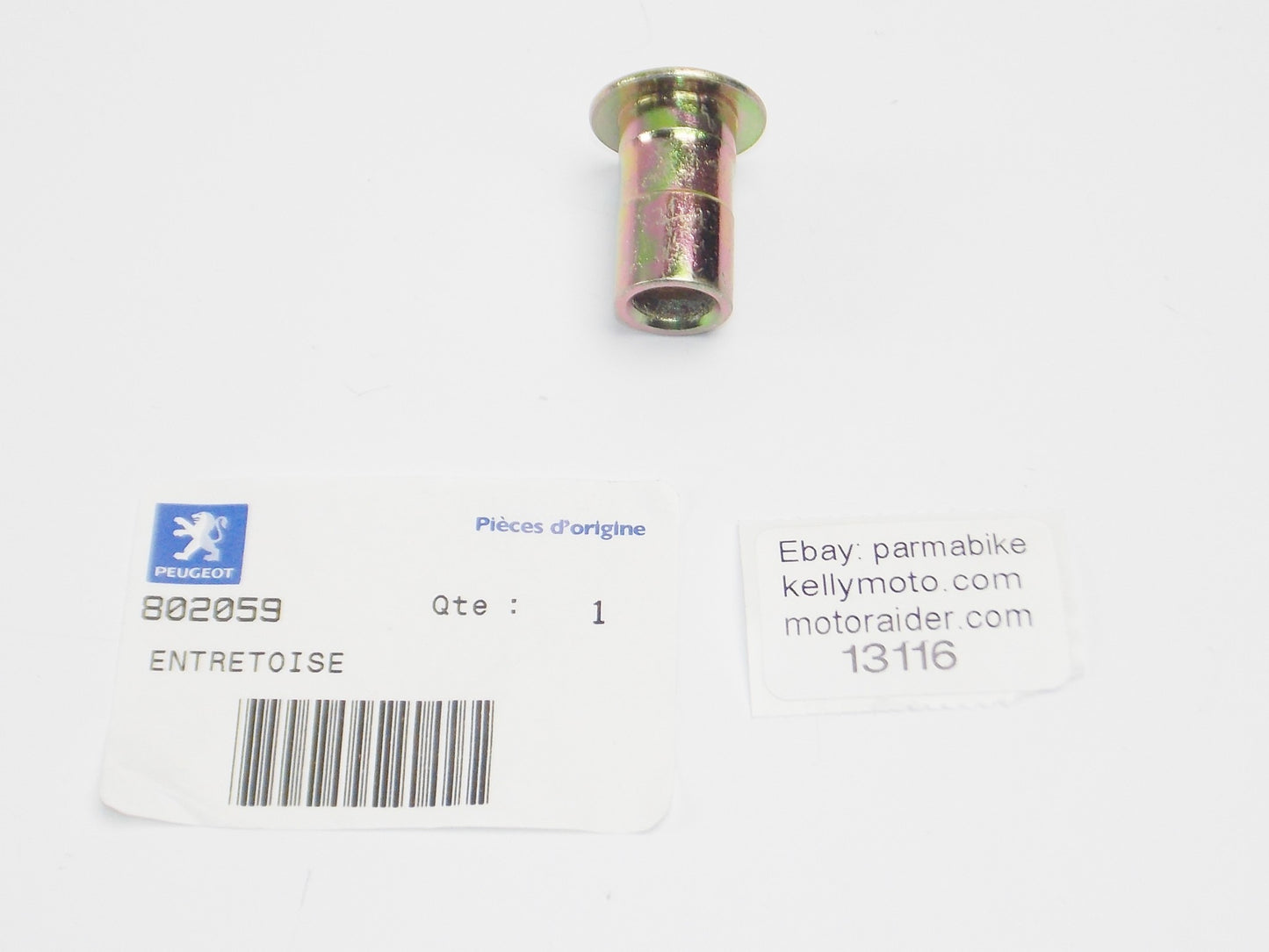 OEM PEUGEOT 2010-2017 TWEET 50 REAR SHOCK AND STAND SPACER BUSHING 802059 - MotoRaider