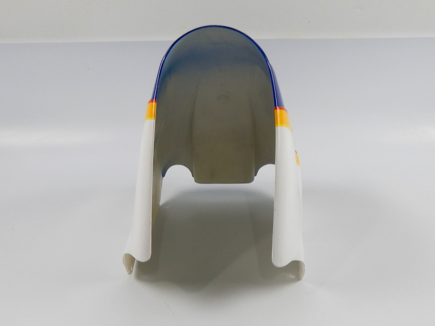 1988 CAGIVA FRECCIA C9 PLASTIC MUD GUARD FRONT FENDER BLUE-YELLOW-WHITE VINTAGE - MotoRaider