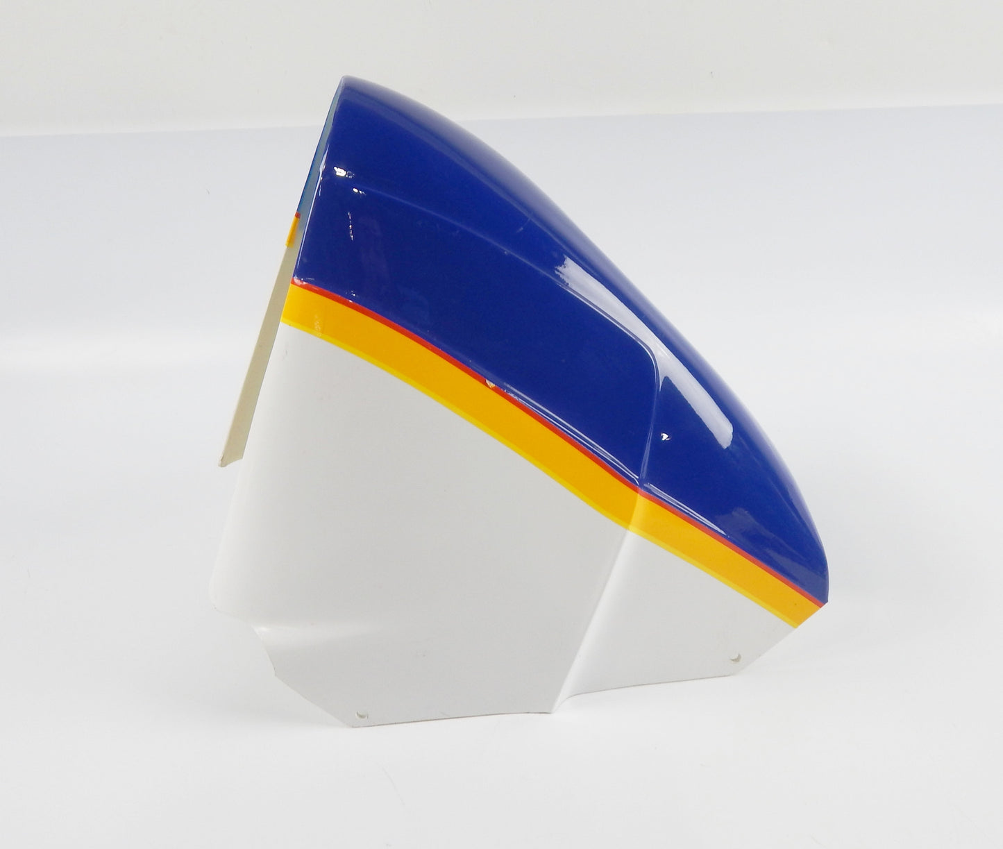 1988 CAGIVA FRECCIA C9 PLASTIC MUD GUARD FRONT FENDER BLUE-YELLOW-WHITE VINTAGE - MotoRaider