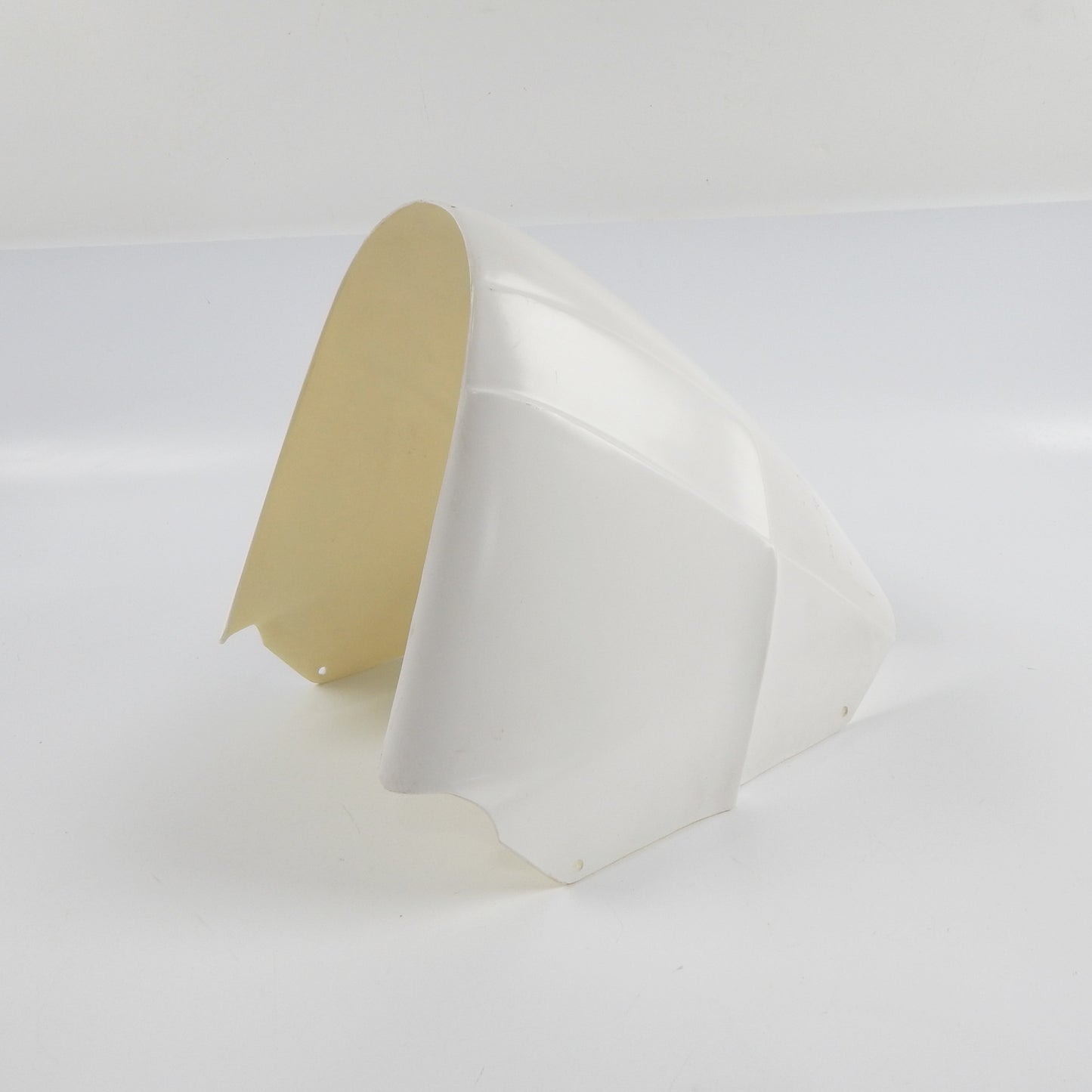 1988 CAGIVA FRECCIA C9 VINTAGE MOTORCYCLE PLASTIC MUD GUARD FRONT FENDER WHITE - MotoRaider