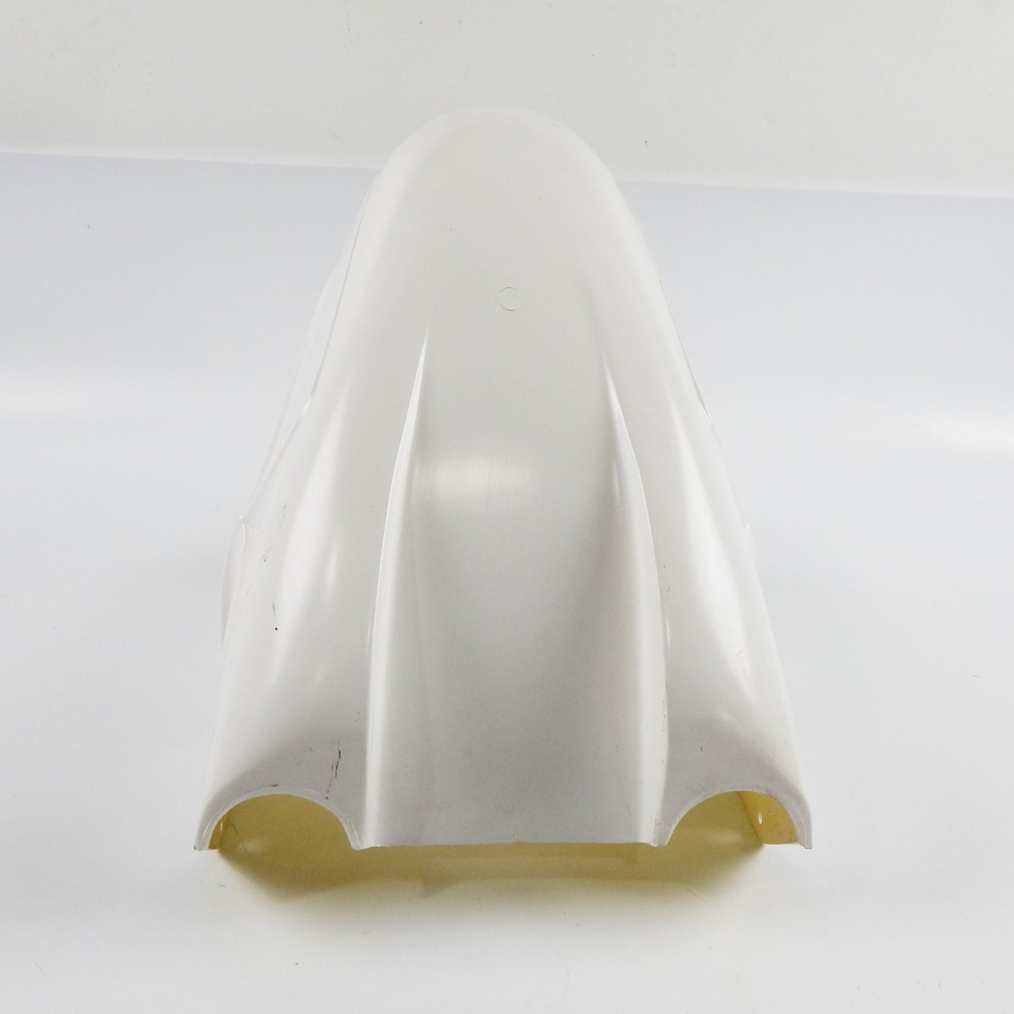 1988 CAGIVA FRECCIA C9 VINTAGE MOTORCYCLE PLASTIC MUD GUARD FRONT FENDER WHITE - MotoRaider