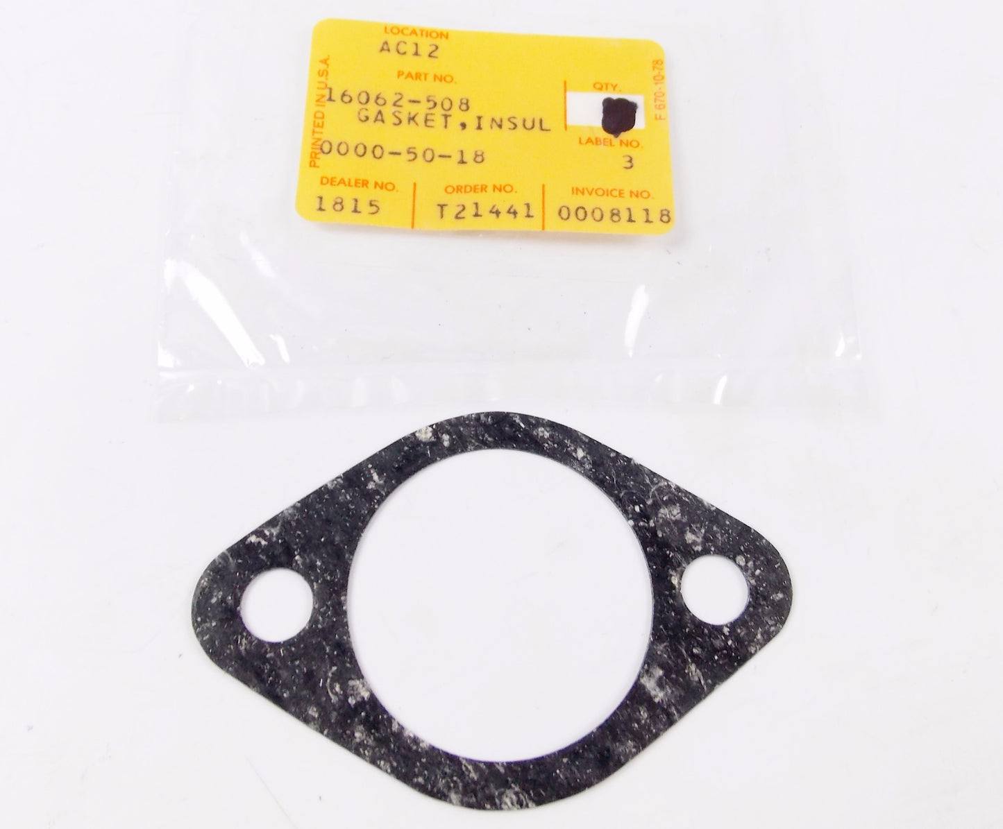 OEM KAWASAKI 1987-1988-1989-1990 JS300 JS440 JS550 INSULATOR GASKET 16062-508 - MotoRaider