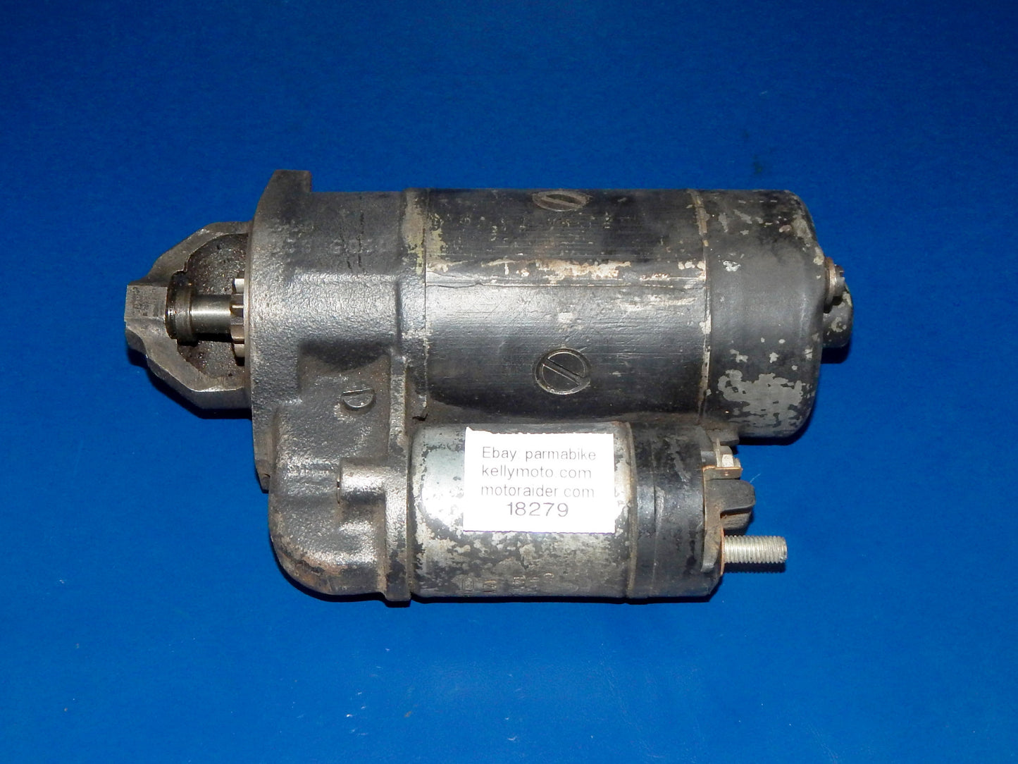 1981 MOTO GUZZI MONZA V50 ENGINE STARTER MOTOR BOSCH 0001157016 12V VINTAGE - MotoRaider