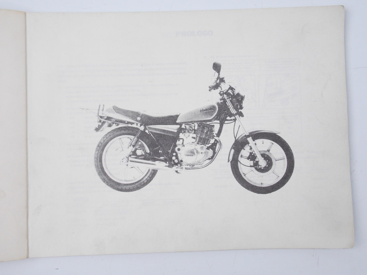 OEM YAMAHA SR250 SPANISH PARTS CATALOG BOOK MANUAL PAMPHLET 1421L-354S1 - MotoRaider