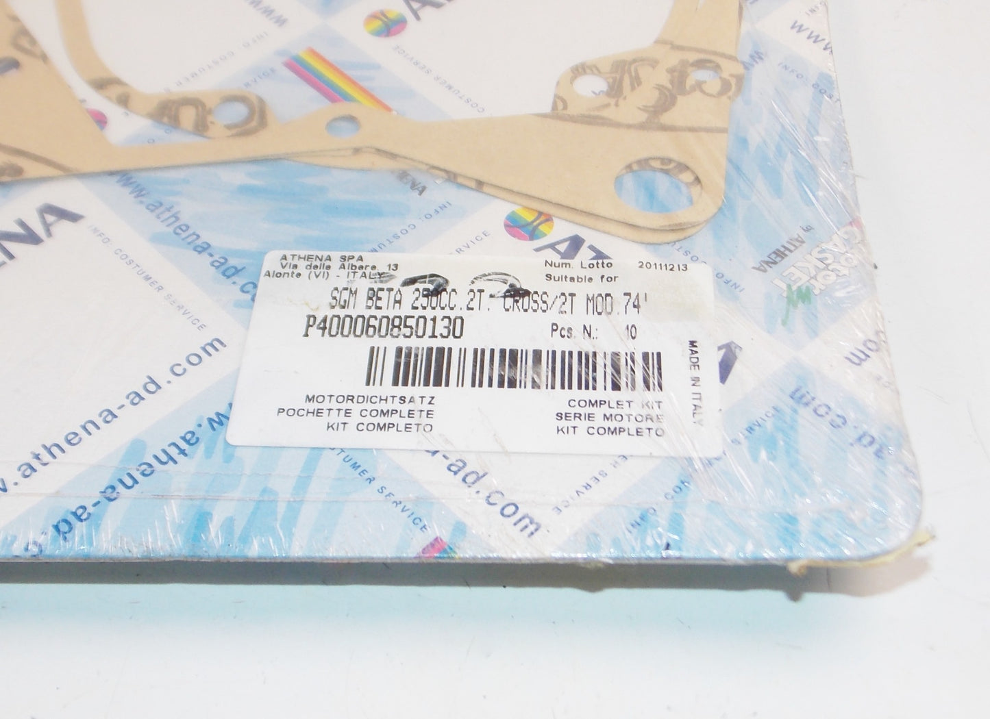 ATHENA P400060850130 ENGINE GASKET SEAL KIT BETA 1974 2-STROKE SGM 250 CROSS - MotoRaider