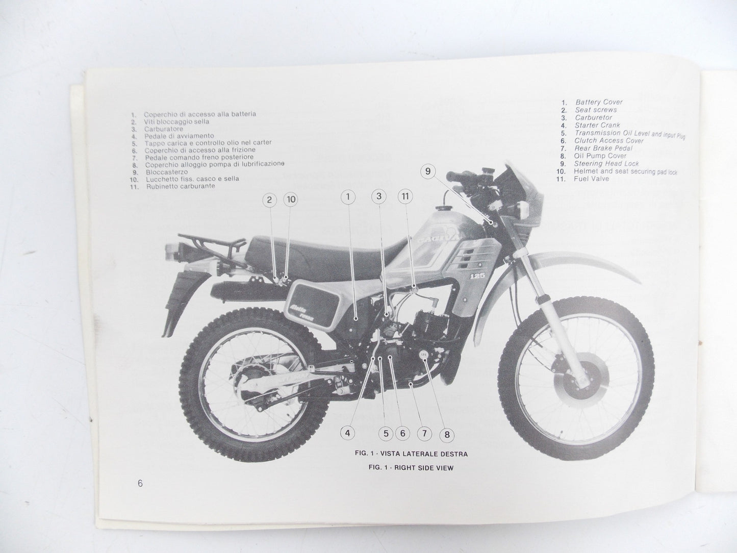 CAGIVA ALETTA ROSSA OWNER MANUAL BOOK CATALOG ITALIAN ENGLISH 37142/83 - MotoRaider