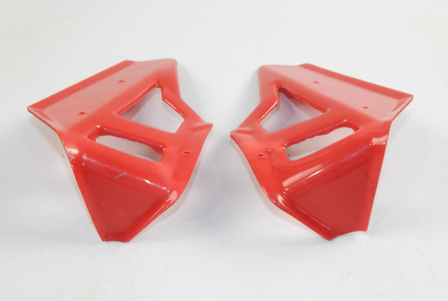 FUEL PETROL GAS TANK RIGHT LEFT SHROUD RED PLASTIC 8x5" MINI BIKE ITALJET LEM - MotoRaider
