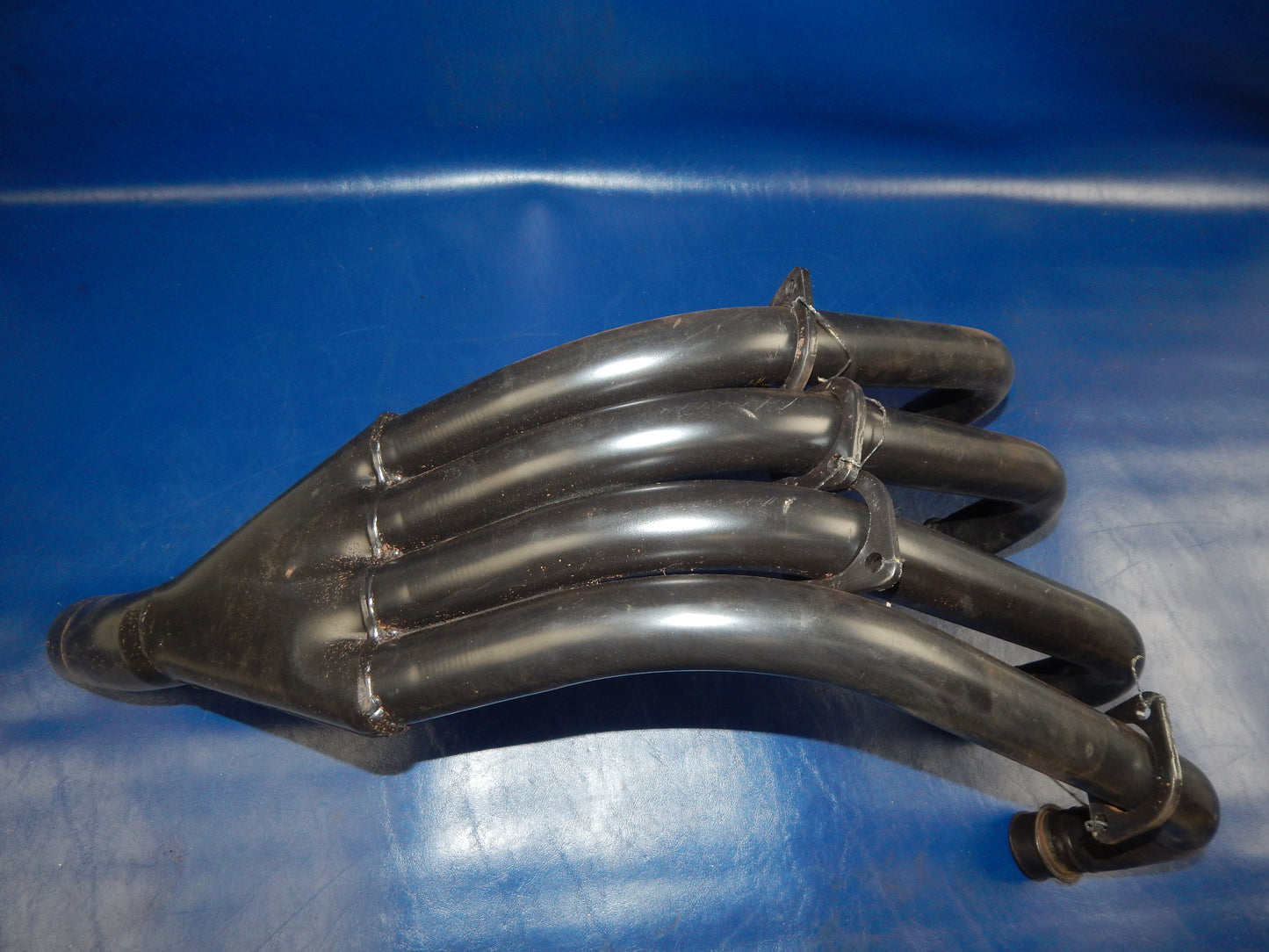 SUZUKI 1983 GSX-1100-ES MARVING 4 in 1 BLACK HEADER PIPE EXHAUST MUFFLER S-55-VN - MotoRaider