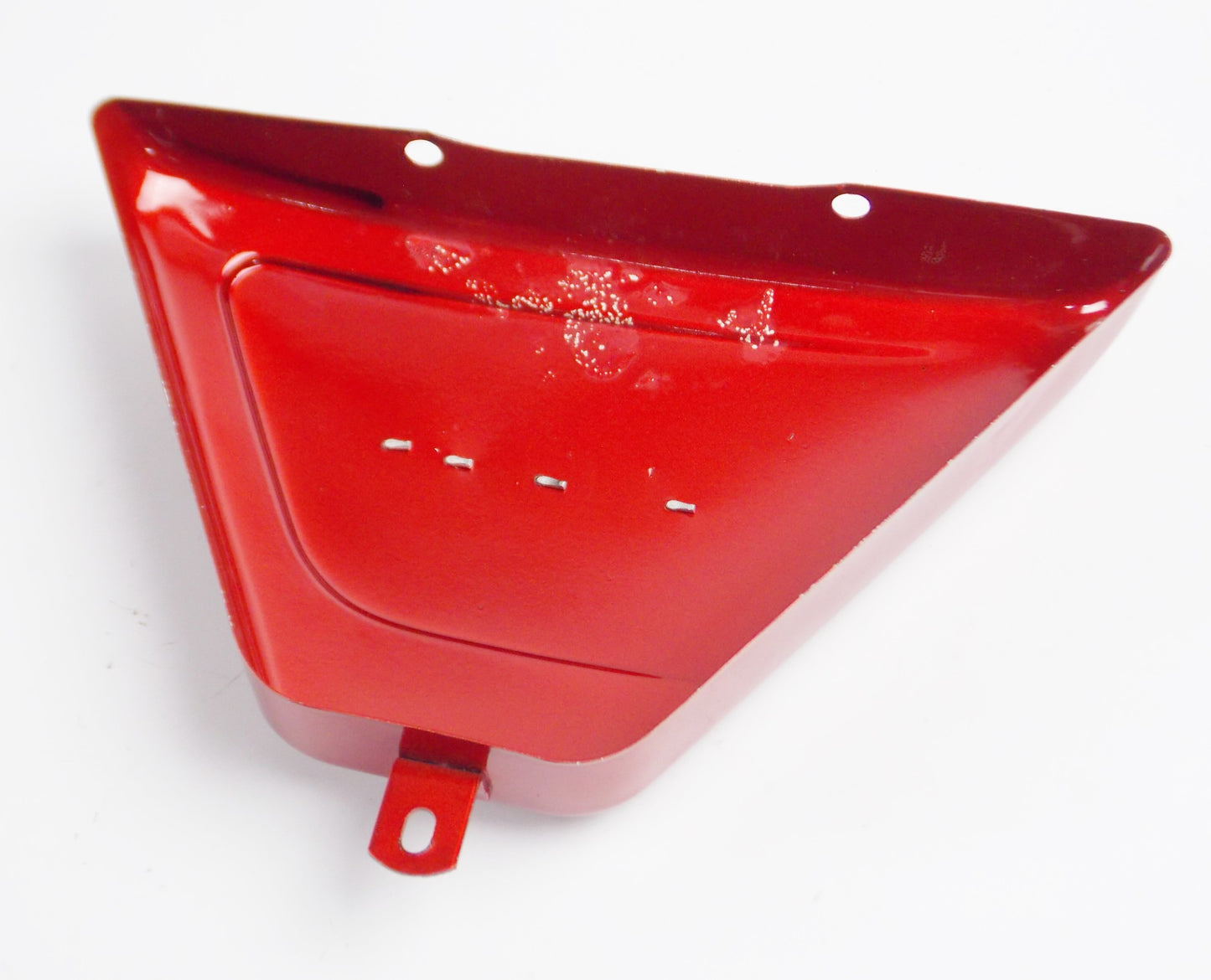 NOS OEM LAVERDA LZ 125 175 CHASSIS FRAME RH SIDE COVER PANEL RED 61706048 - MotoRaider