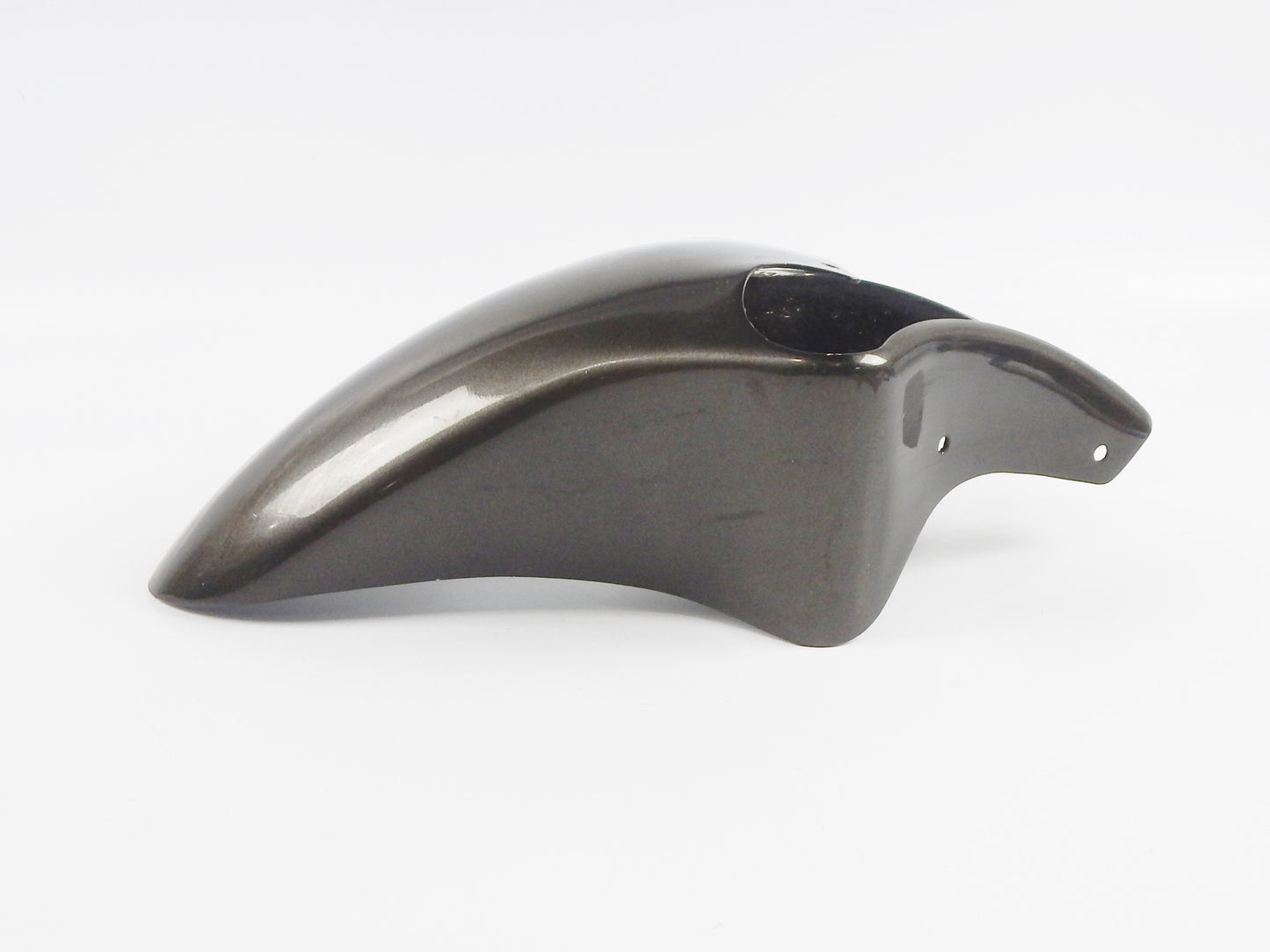80'S CAGIVA ALAZURRA 65O MUD GUARD FRONT FENDER FIBERGLASS GRAY METALLIC VINTAGE - MotoRaider