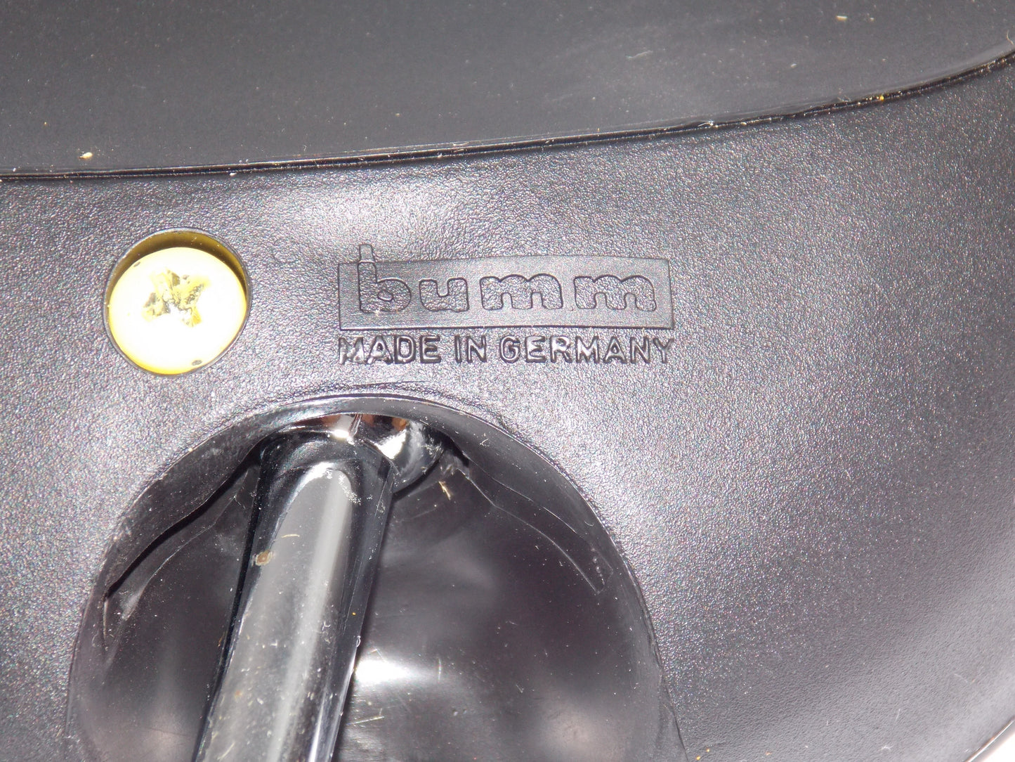 BUMM MOTORCYCLES LEFT HAND MIRROR BLACK/CHROME GERMANY SCOOTER MOPED - MotoRaider