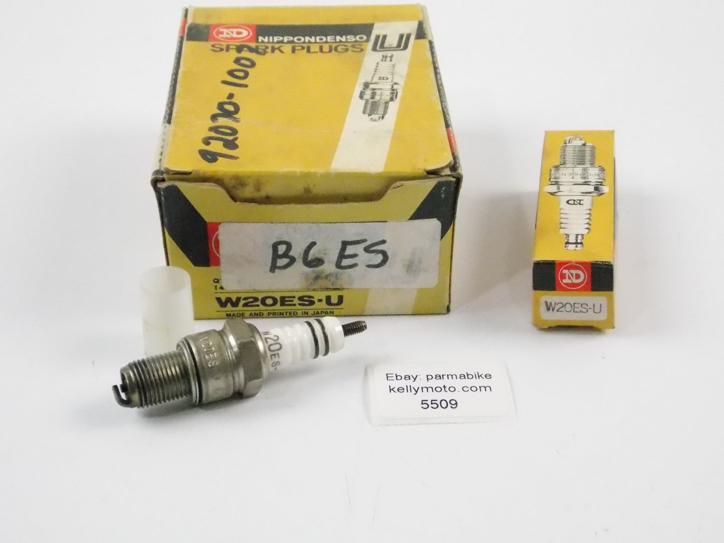 BOX OF 10 NIPPON DENSO SPARK PLUGS W20ES-U APRILIA BENELLI HONDA VESPA YAMAHA - MotoRaider