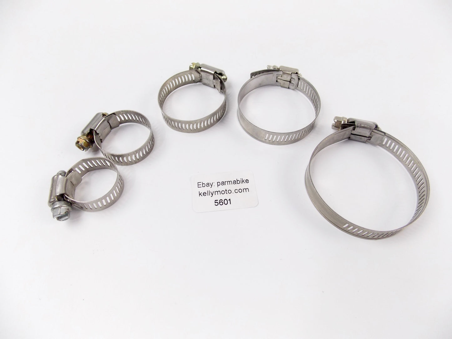 5 HOSE CLAMP PERFORATED BAND HI-TORQUE ATV SNOWMOBILE MOTORCYCLES AUTOMOTIVE - MotoRaider