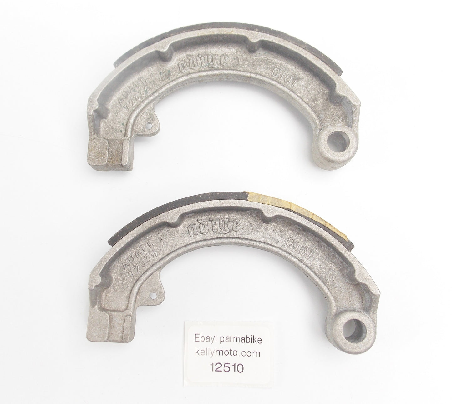 ADIGE VESPA PE/PX SPRINT GT FRONT/REAR WHEEL BRAKE SHOES 0161 OE# PIAGGIO 72339 - MotoRaider