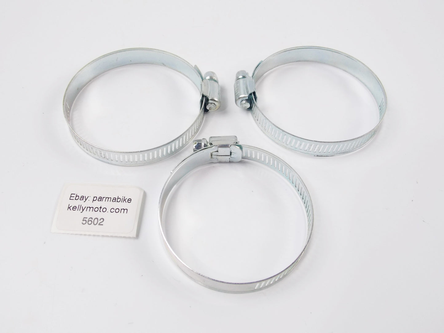 3 ZAP 38-76mm HOSE CLAMP PERFORATED BAND HI-TORQUE MOTORCYCLE AUTOMOTIVE ATV - MotoRaider