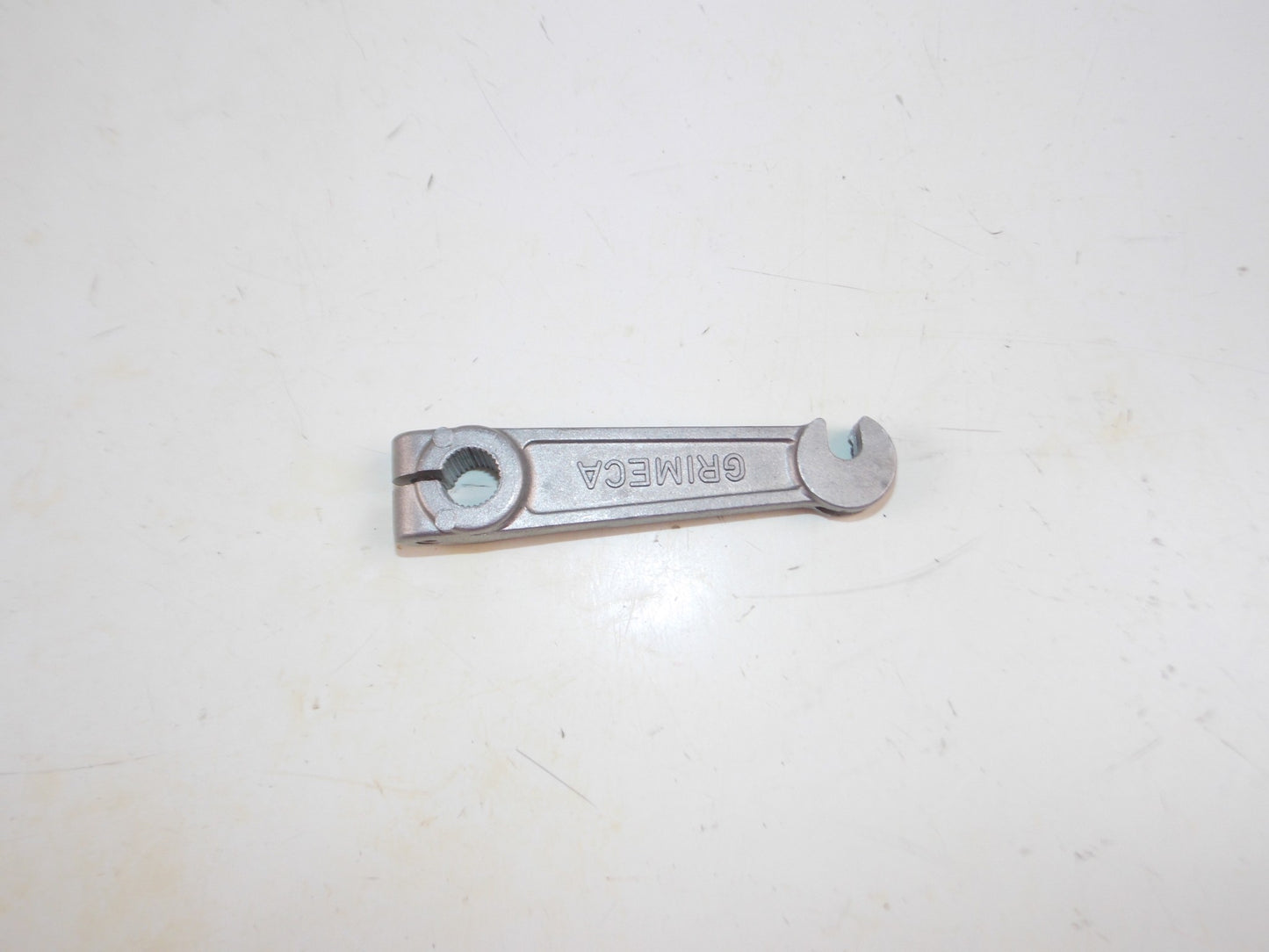 VINTAGE MOTORCYCLE GRIMECA FRONT HUB BRAKE PLATE LEVER ACTUATOR CAGIVA APRILIA - MotoRaider