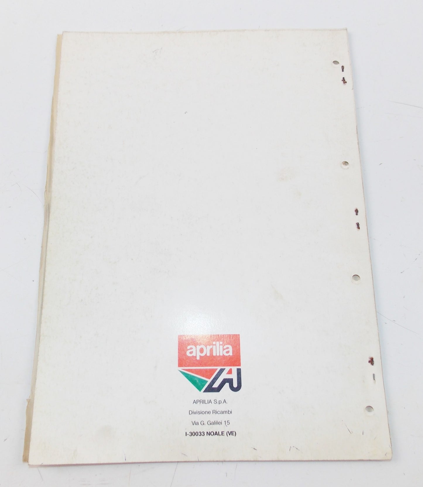 '91 APRILIA PEGASO 650 MOTOR 655 E ROTAX ENDURO SPARE PARTS CATALOG MANUAL BOOK - MotoRaider