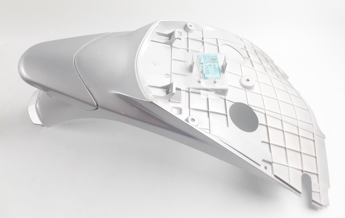 OEM MALAGUTI CIAK 125 REAR FENDER MUDGUARD SILVER GREY 063.243.87 | 06324387 - MotoRaider