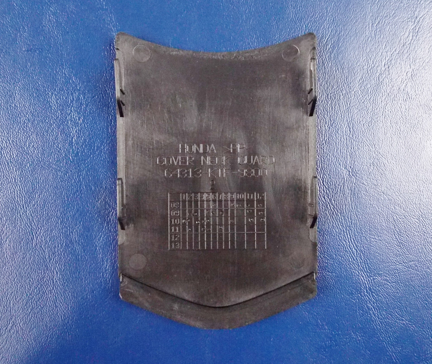 OEM HONDA 2010 SH150 COVER NECK GUARD PLATE *NH1* 64313-KTF-980ZA 64313KTF980ZA - MotoRaider