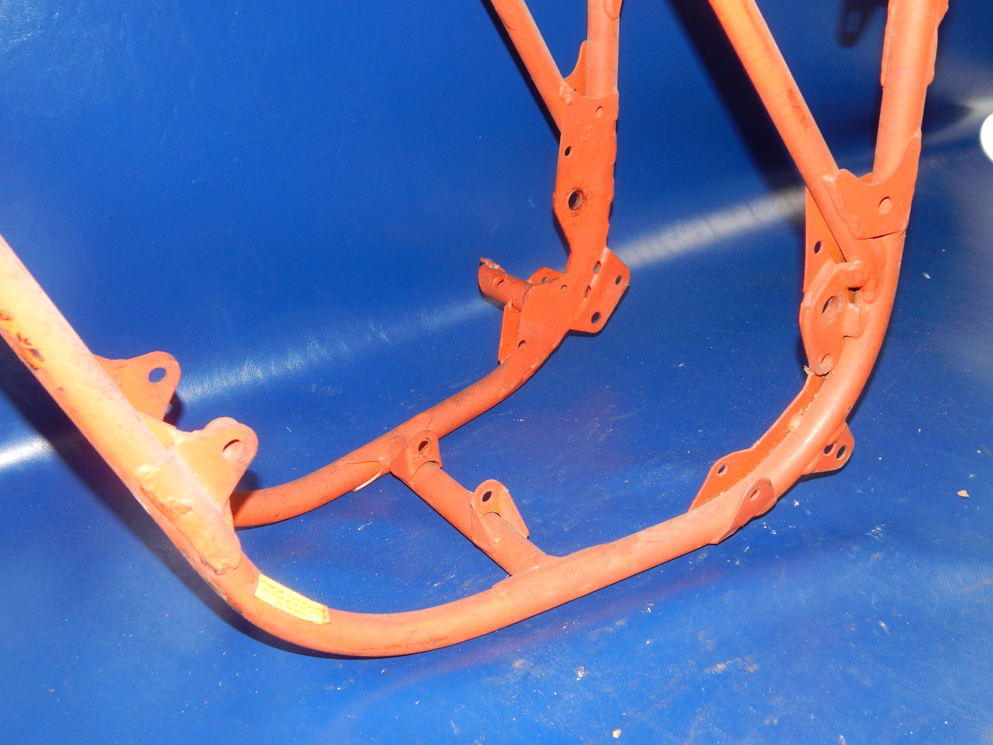 1981 KTM 125 250 MC GS FRAME CHASSIS VINTAGE PENTON ENDURO CROSS NECK H=180mm - MotoRaider