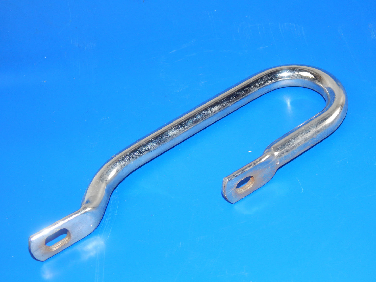 VINTAGE MOTORCYCLE GRAB HANDLE L=8" HOLE D=3.75" W=2.75" ENDURO STREET TRIAL - MotoRaider