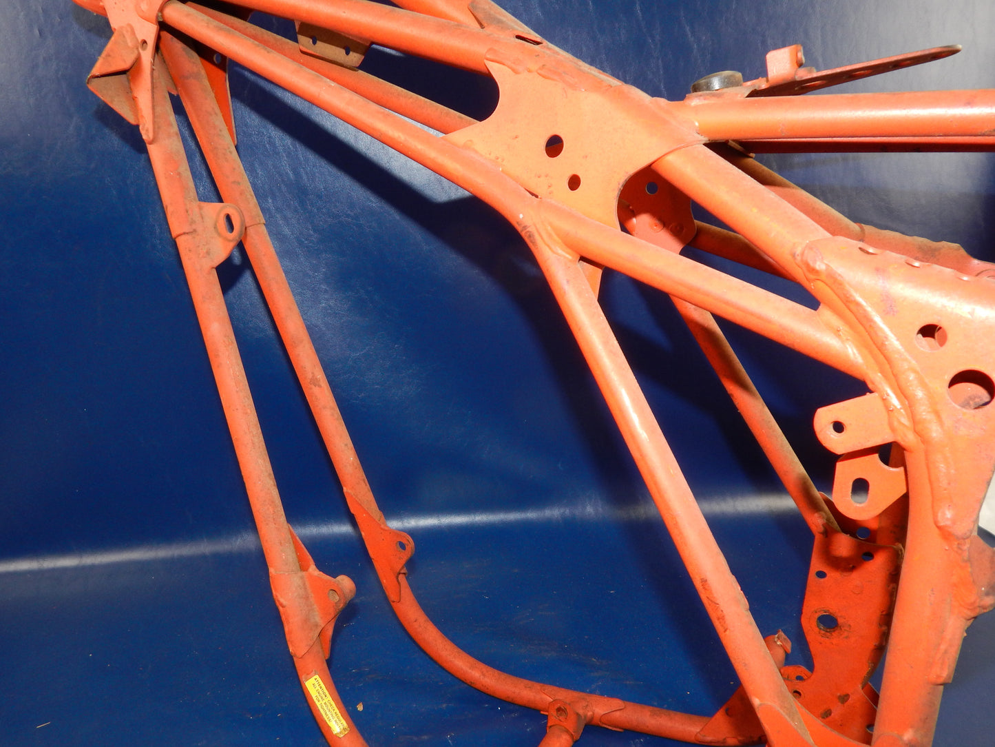 1981 KTM 125 250 MC GS FRAME CHASSIS VINTAGE PENTON ENDURO CROSS NECK H=180mm - MotoRaider