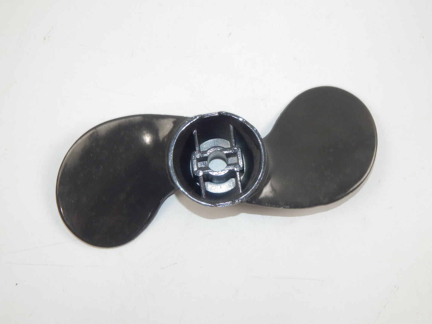 VINTAGE ALLOY PROPELLER 2 BLADE BOAT MOTOR W=8" HOLE D=12 mm DUCATI EVINRUDE - MotoRaider