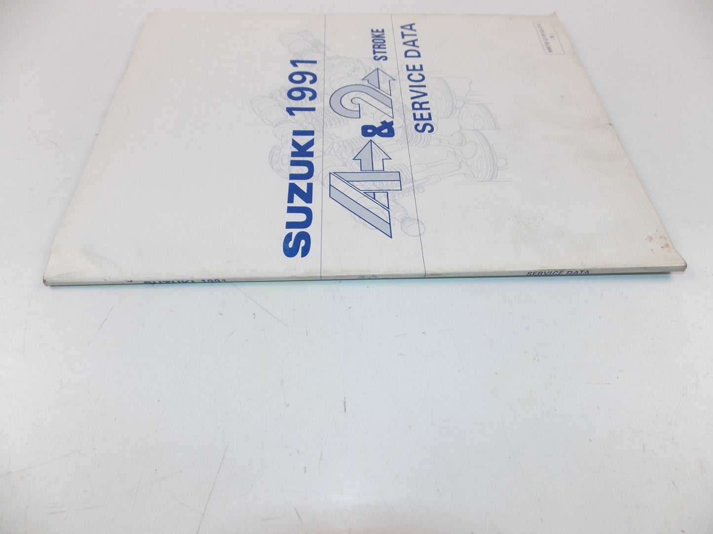 03/1991 SERVICE DATA MANUAL BOOK SUZUKI 4 & 2 STROKE MOTORCYCLES 99510-01910-01E - MotoRaider