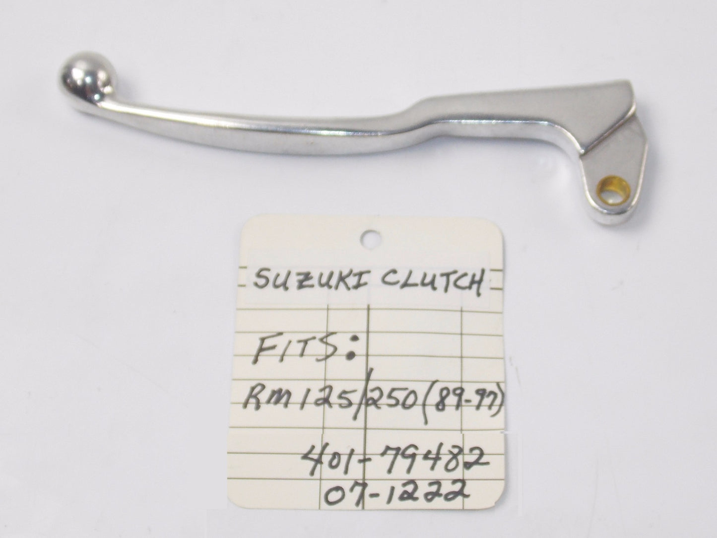 ALLOY POLISHED CLUTCH LEVER KAWASAKI XLX125 SUZUKI DR DS RM 07-1222 | 401-79482 - MotoRaider