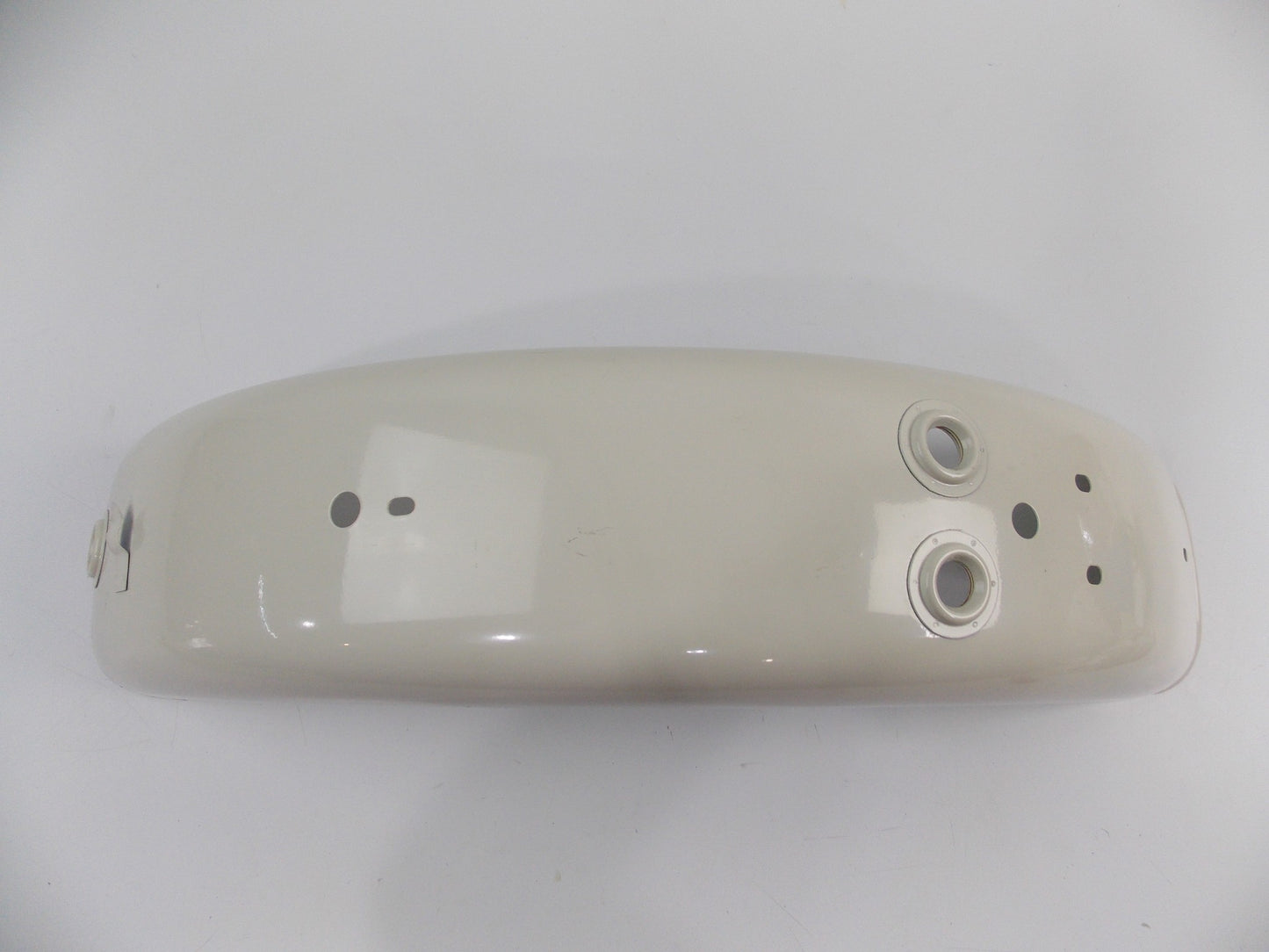 NOS OEM CAGIVA ALETTA ELECTRA 1984 125 WHITE REAR FENDER - MotoRaider